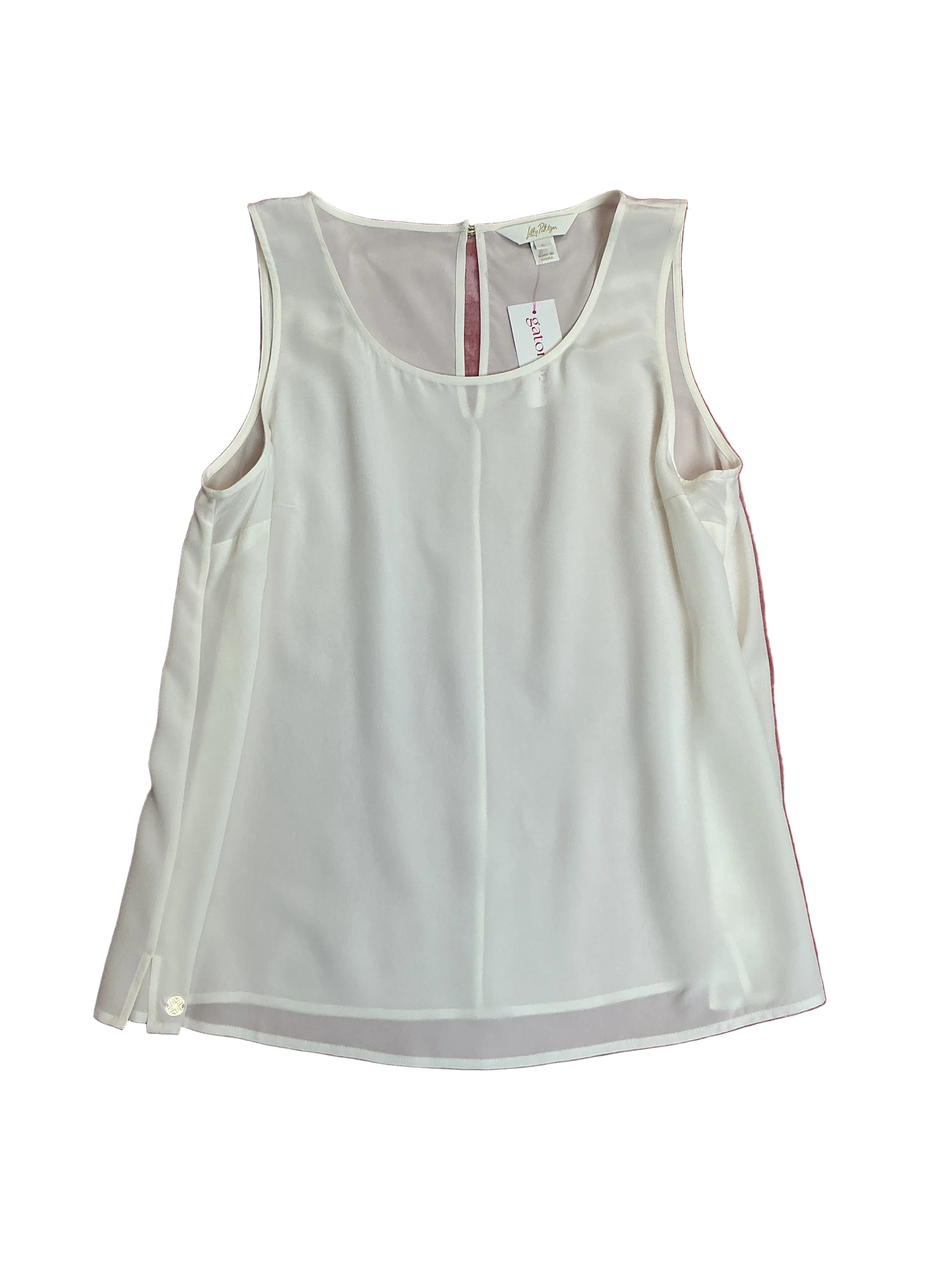 Lilly Pulitzer Sleeveless Top Resort White - Size L