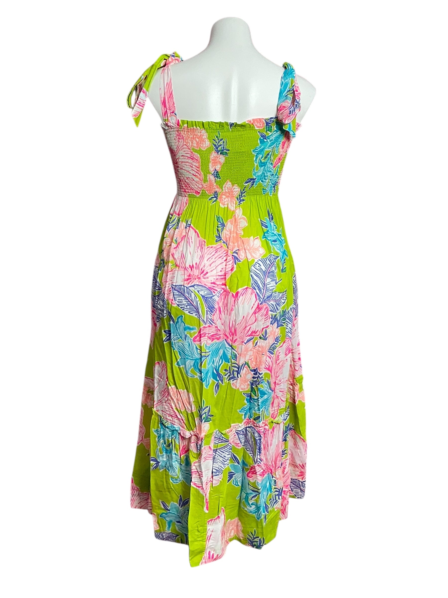 rivera midi dress Lilly Pulitzer Rivera Midi Dress - Matcha Green Boho Babe