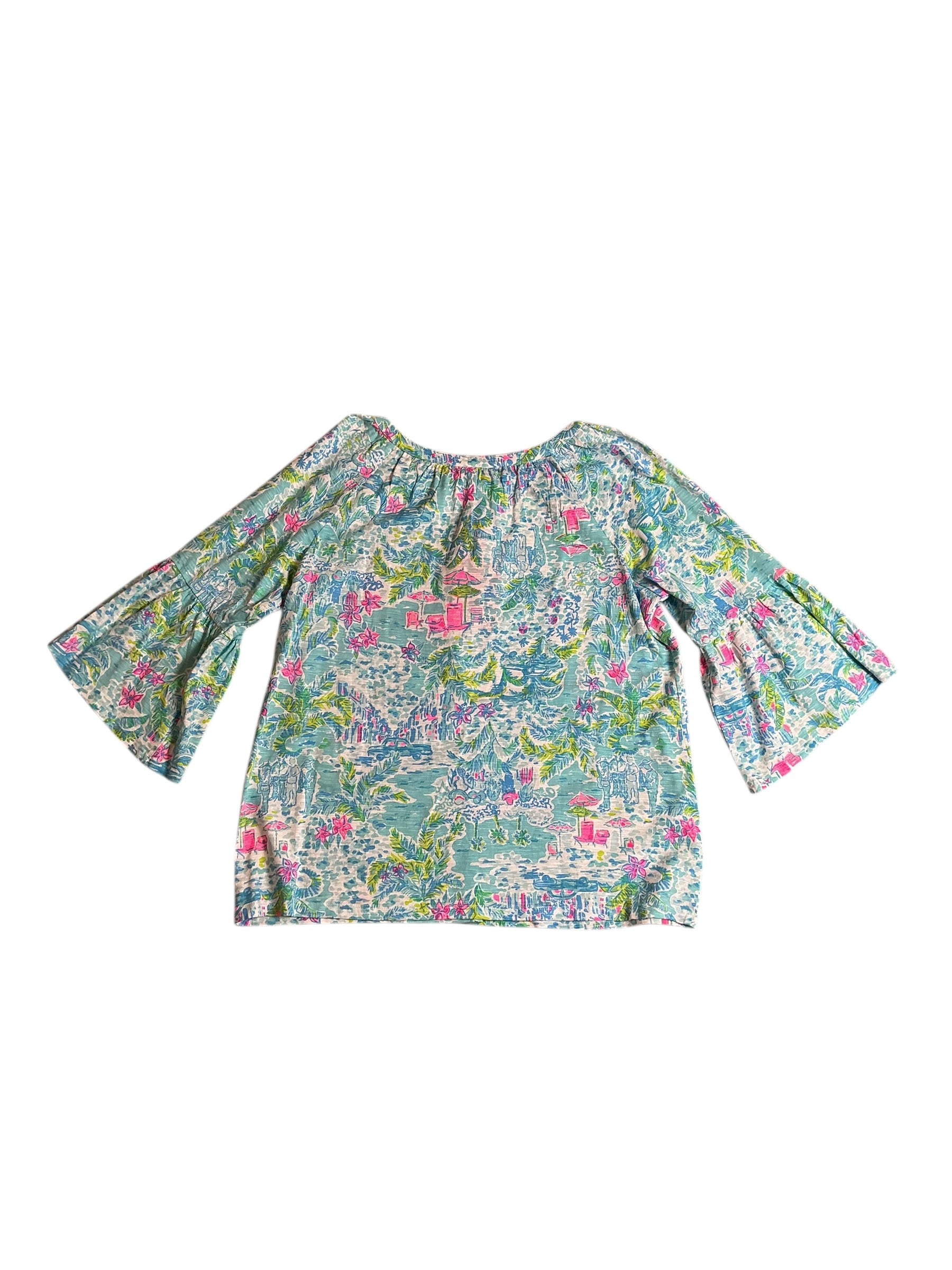 Lilly Pulitzer NWT Del Lago Tunic - Multi What A Lovely Place - Size XL