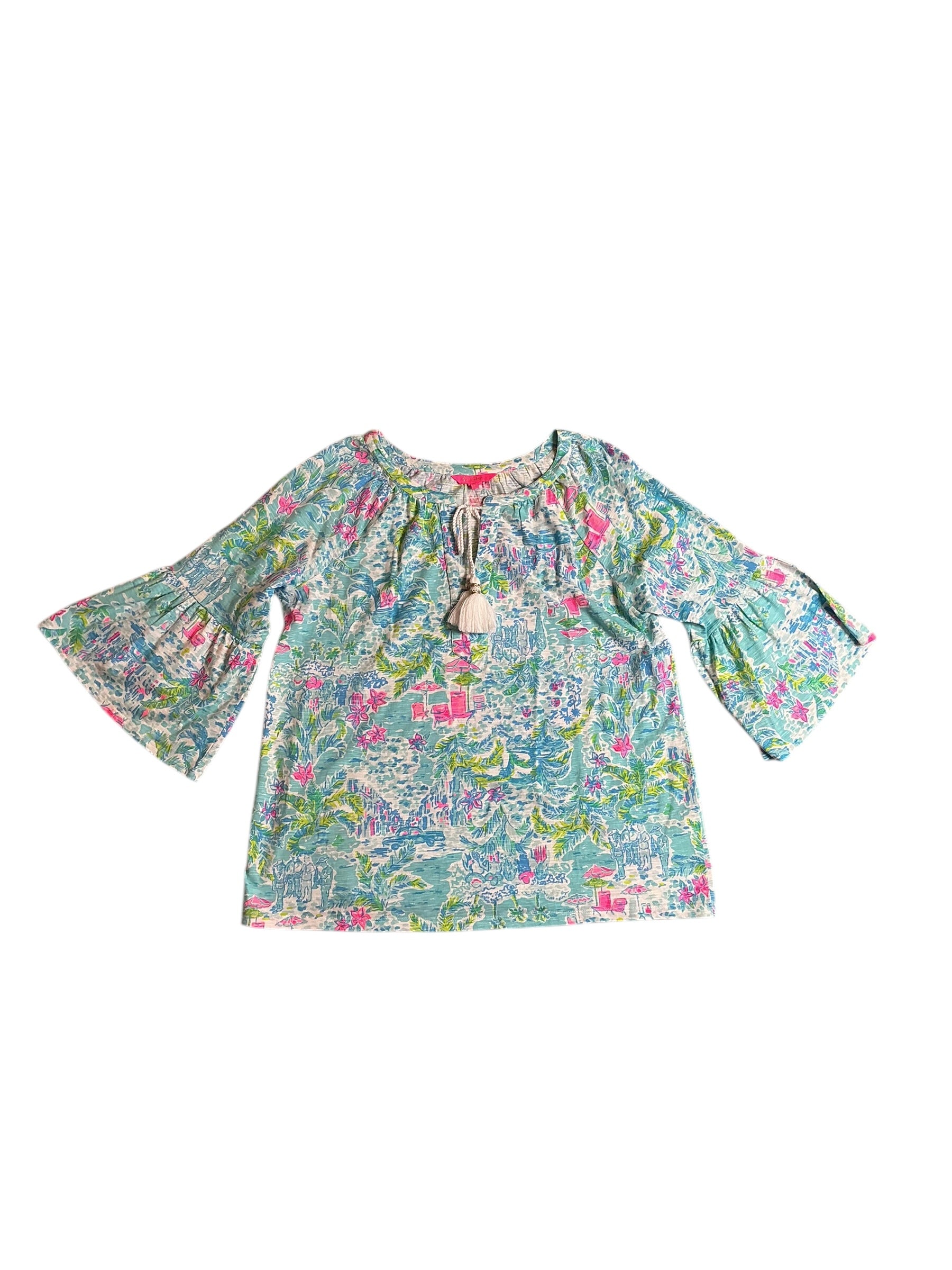 Lilly Pulitzer NWT Del Lago Tunic - Multi What A Lovely Place - Size XL