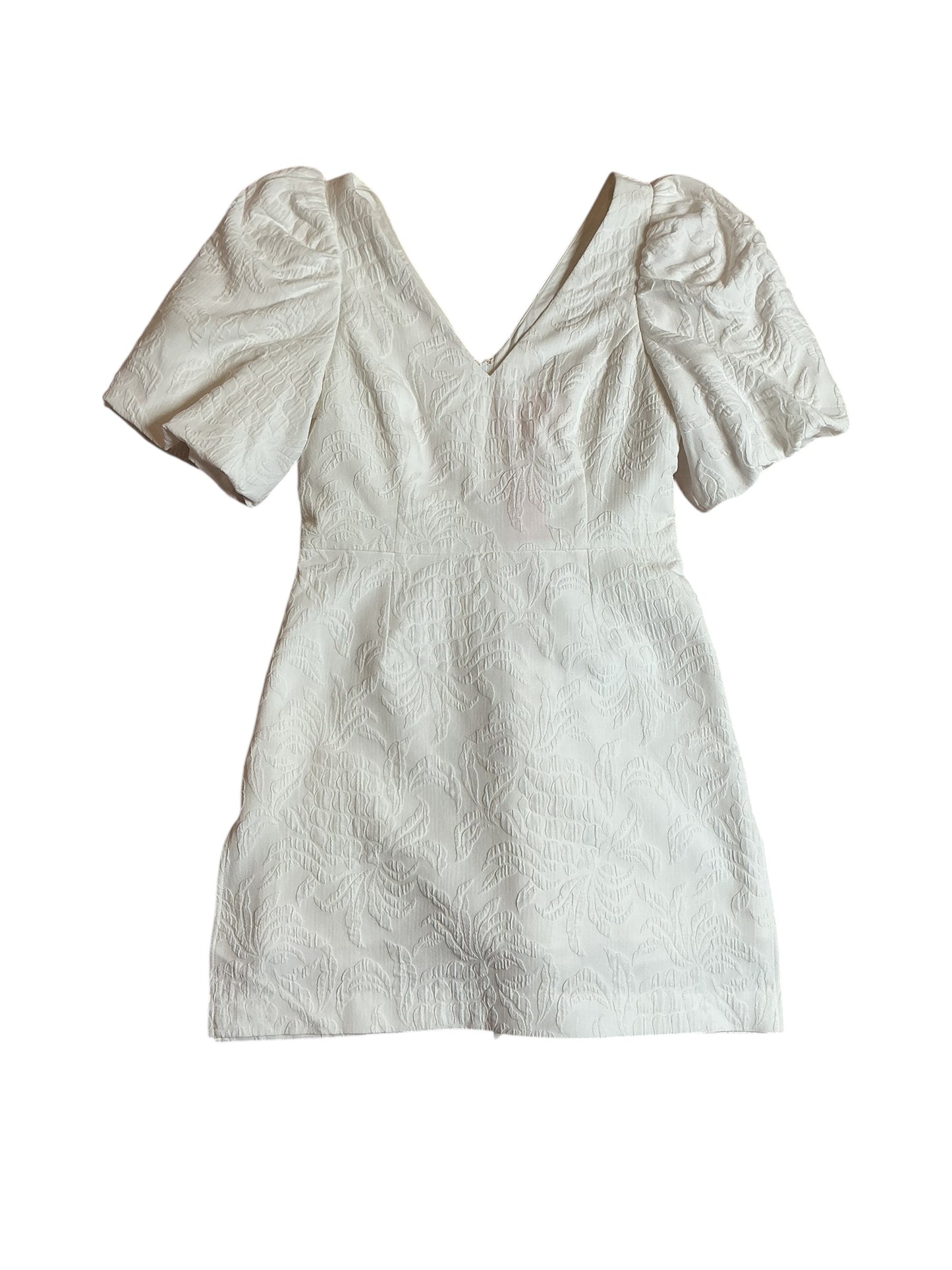 Lilly Pulitzer NWT Kirrabelle Short Sleeve Romper - Resort White Pineapple Pucker Jacquard- Size 6