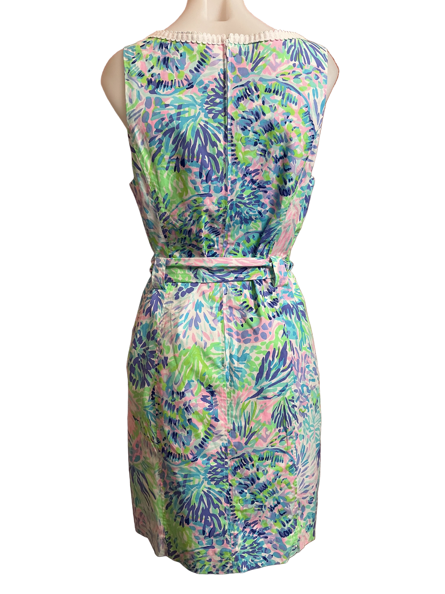 Lilly Pulitzer NWT Gulianna Stretch Shift Multi Shell Of A Party - Size 10