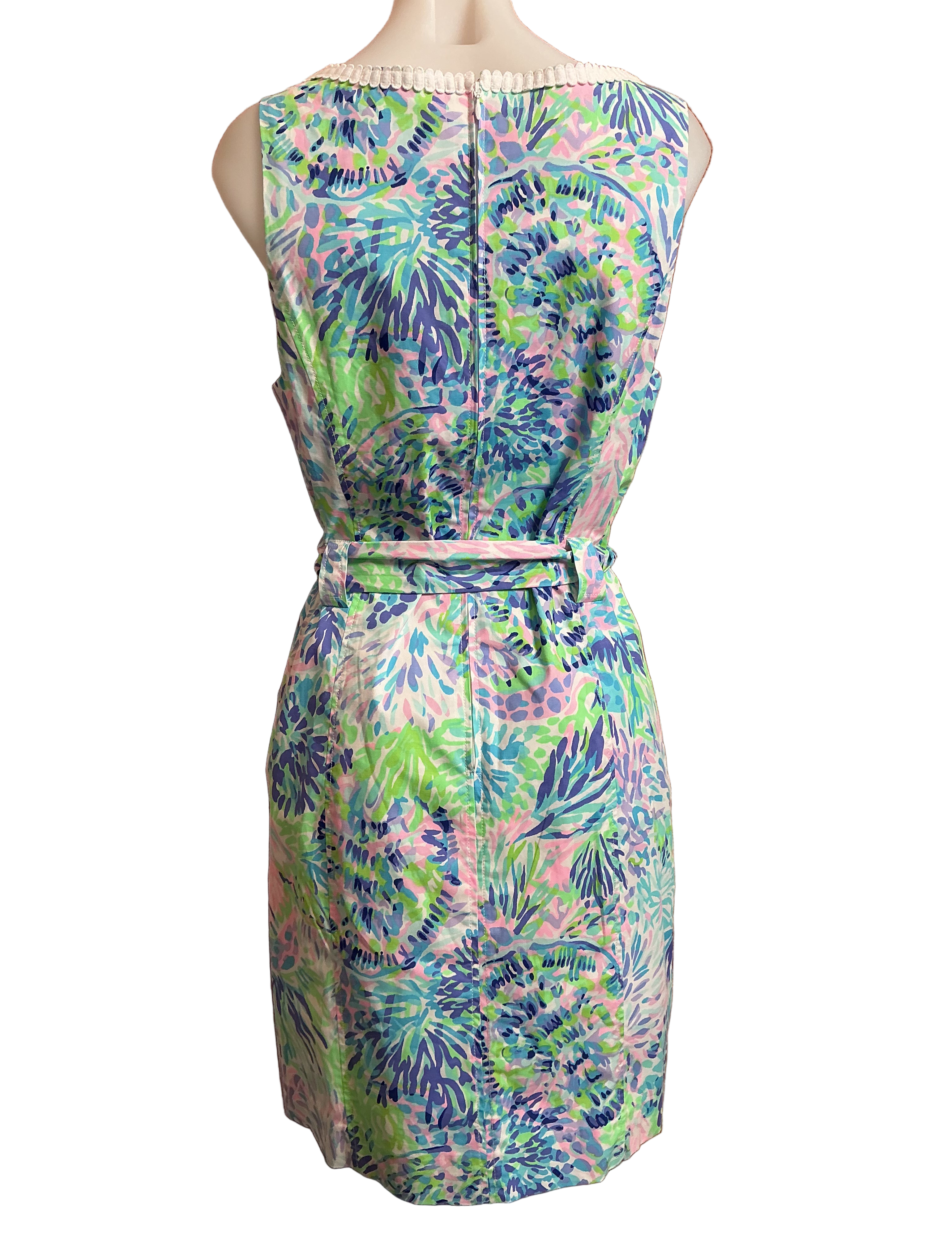 Lilly Pulitzer NWT Gulianna Stretch Shift Multi Shell Of A Party - Size 10