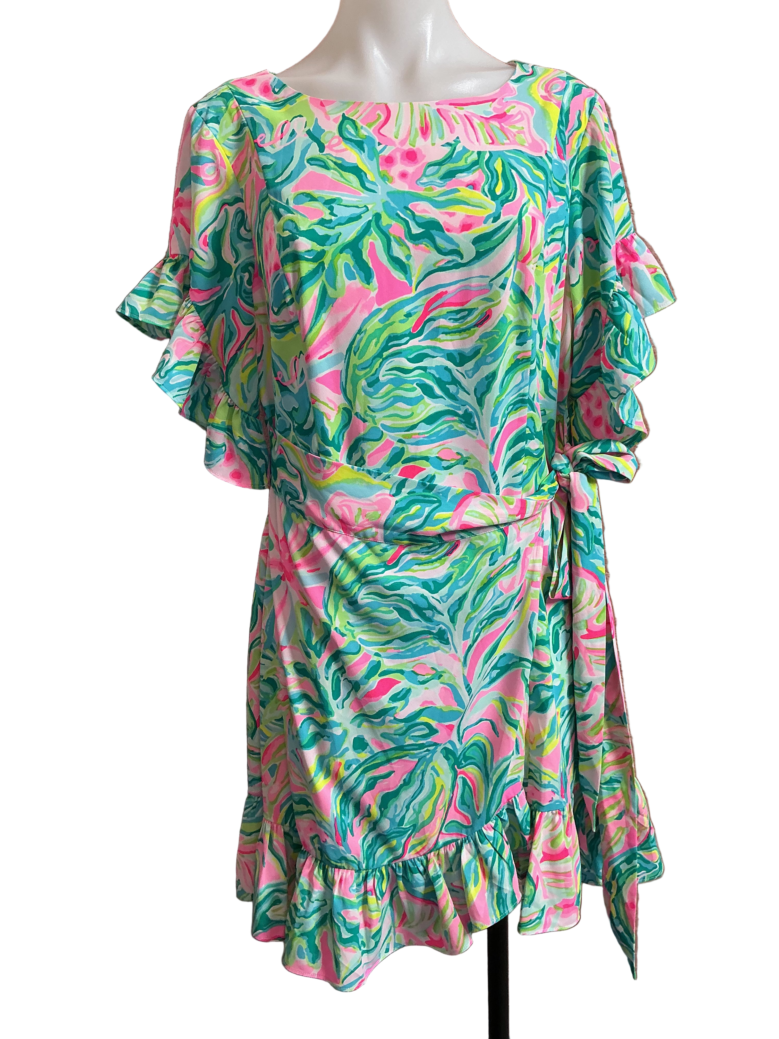 Lilly Pulitzer NWT Darlah Stretch Dress Multi One In A Melon - Size 10