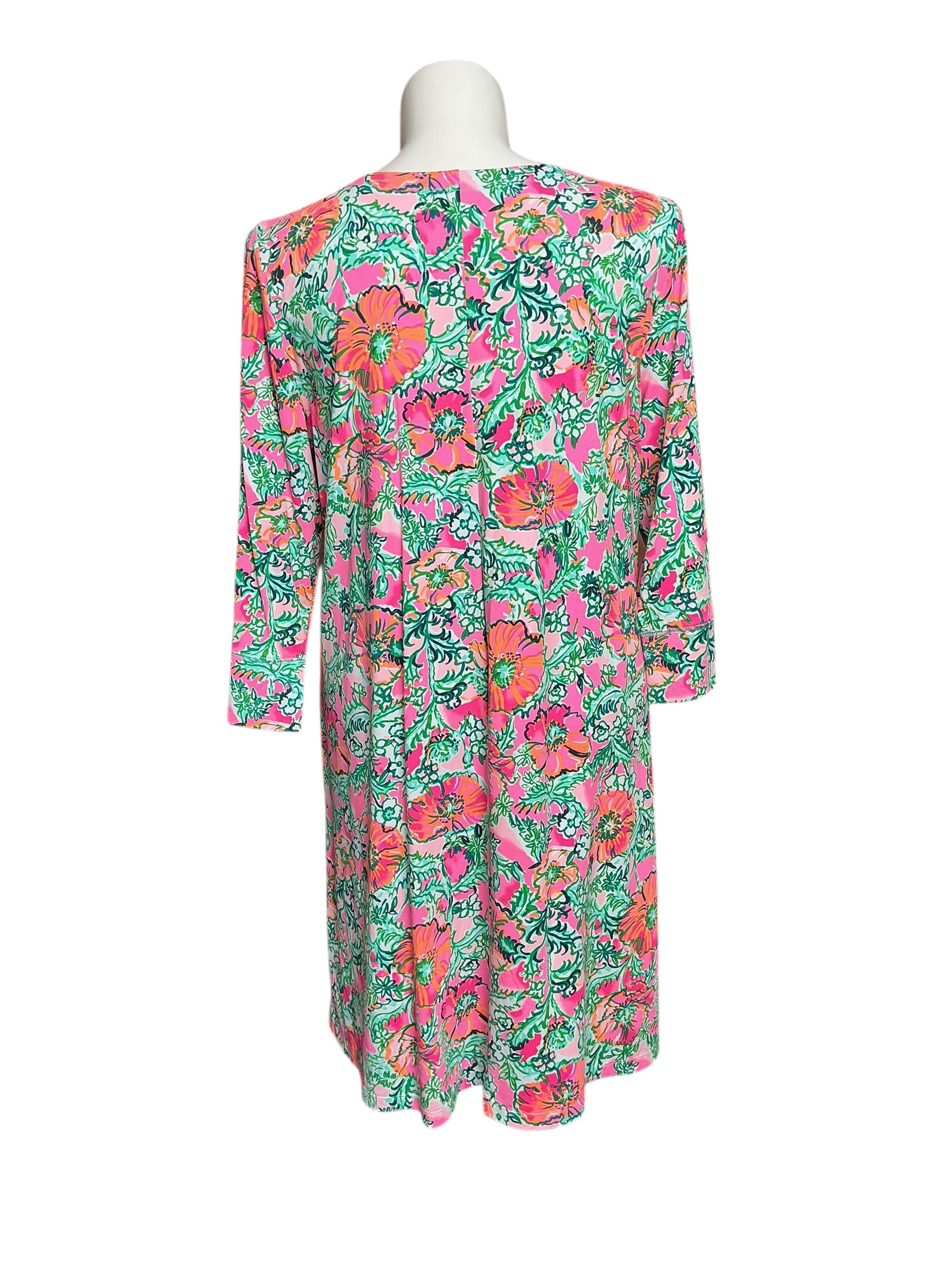 Lilly Pulitzer Solia UPF 50+ Dress - Soleil Pink Perfect Poppy - Size XXL