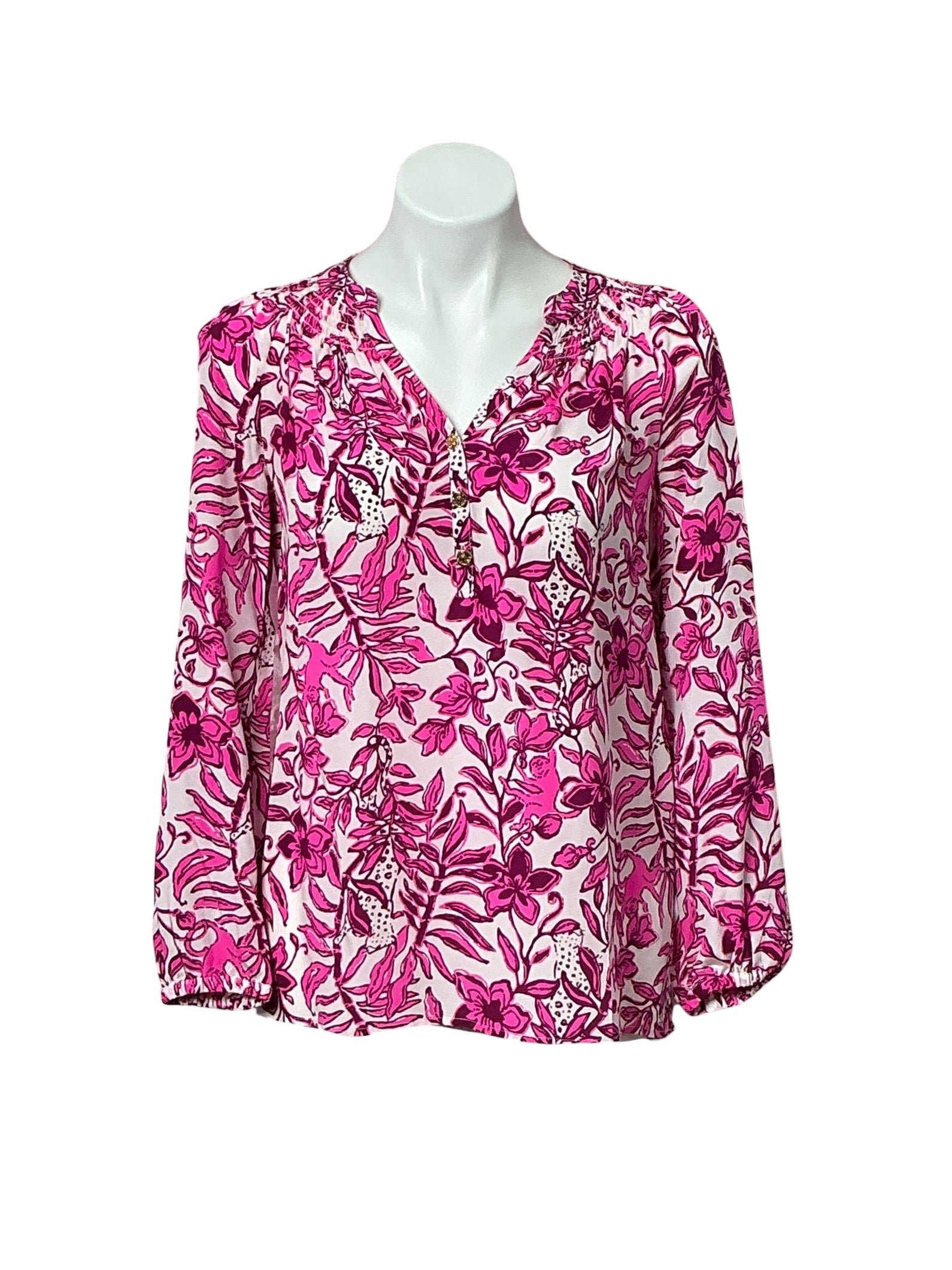 Lilly Pulitzer NWT - Elsa Top - Elderflower Blossom Lil Escape Plan - Size XL