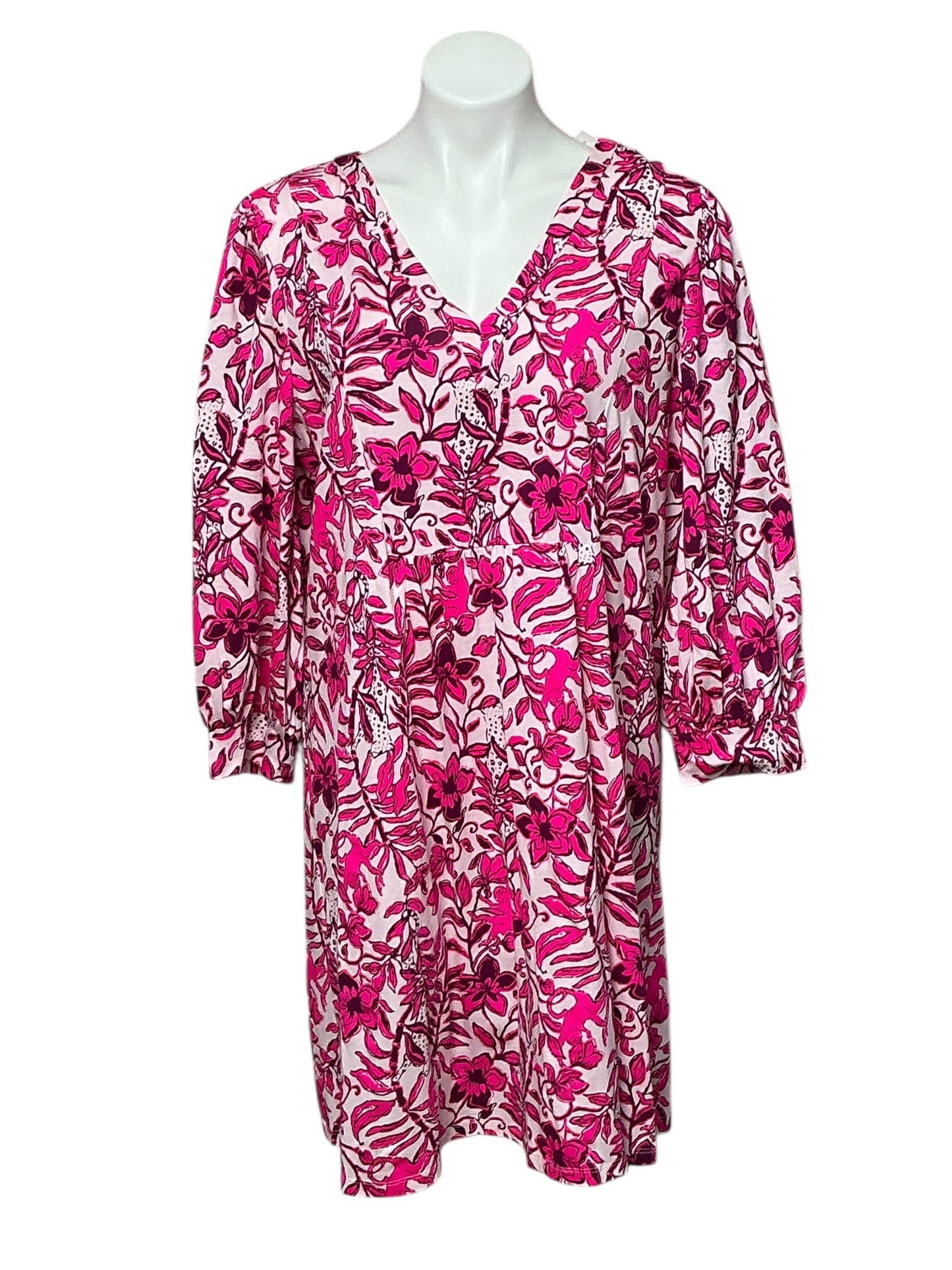 Lilly Pulitzer NWT - Cass Dress - Elderflower Blossom Lil Escape Plan - Size XL
