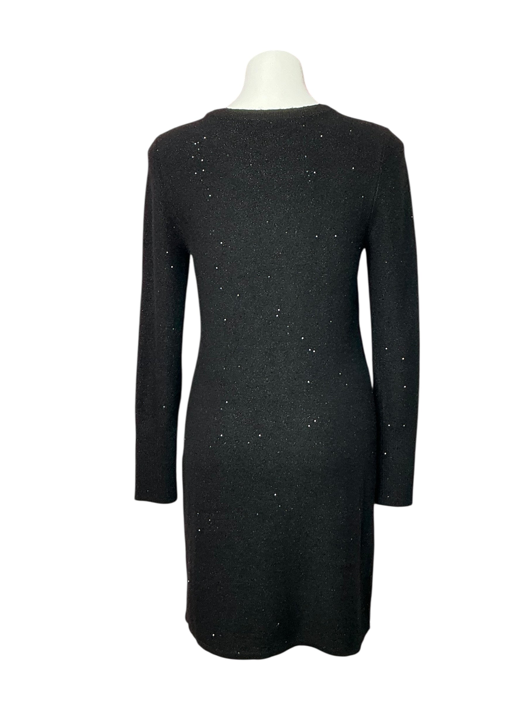 Lilly Pulitzer NWT - Morgen Sequin Sweater Dress - Black Metallic - Size M