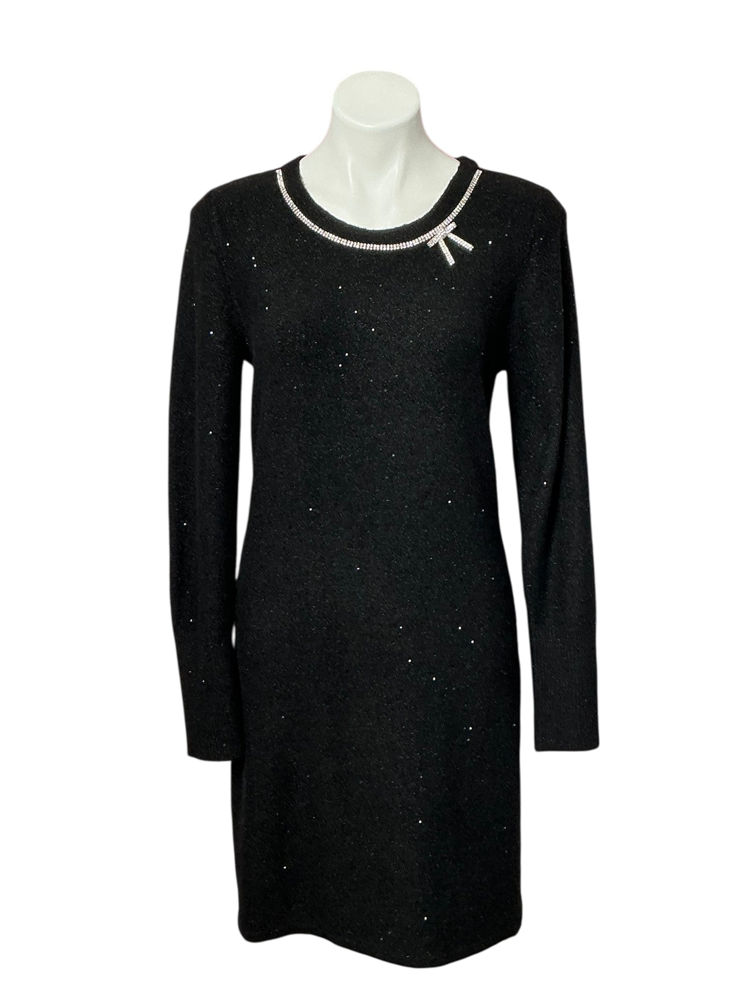Lilly Pulitzer NWT - Morgen Sequin Sweater Dress - Black Metallic - Size M