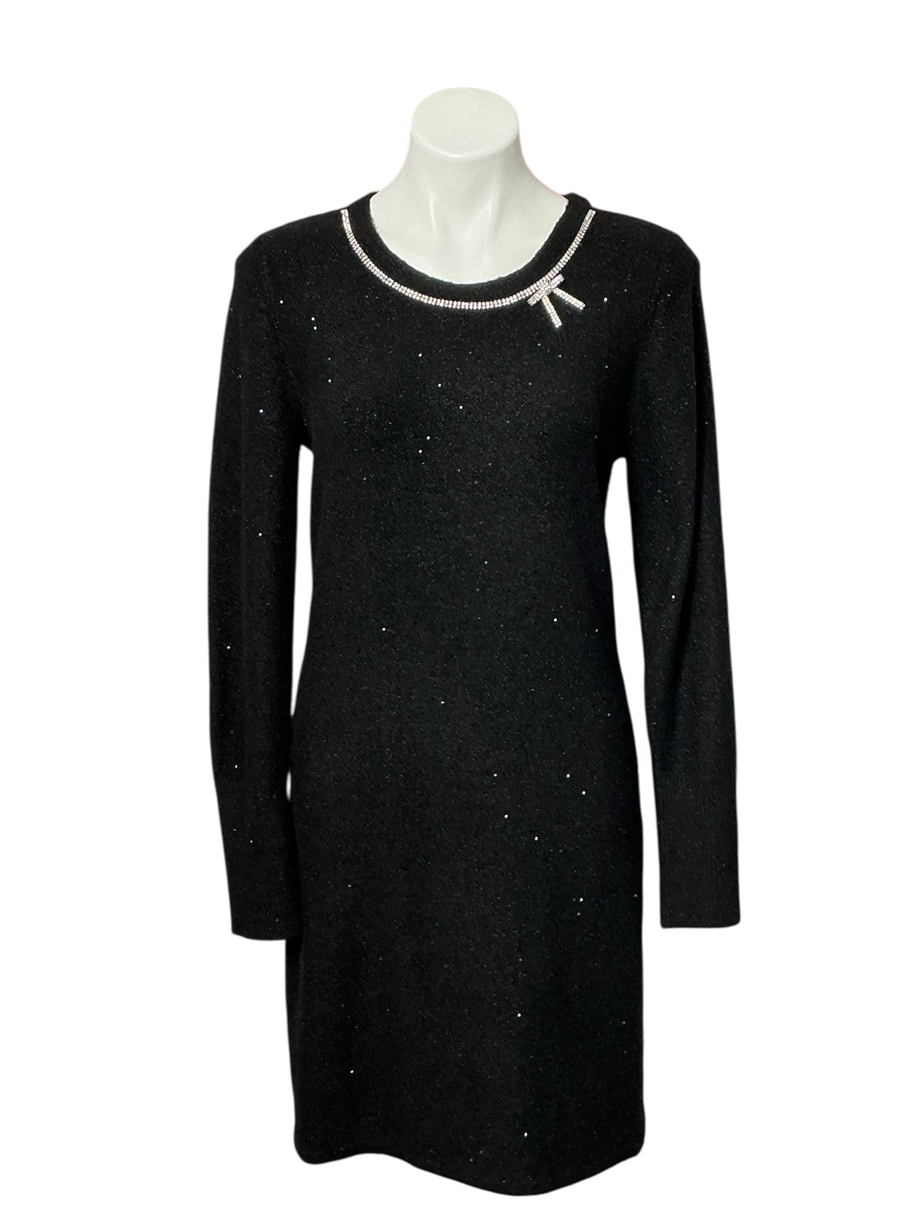 Lilly Pulitzer NWT - Morgen Sequin Sweater Dress - Black Metallic - Size M