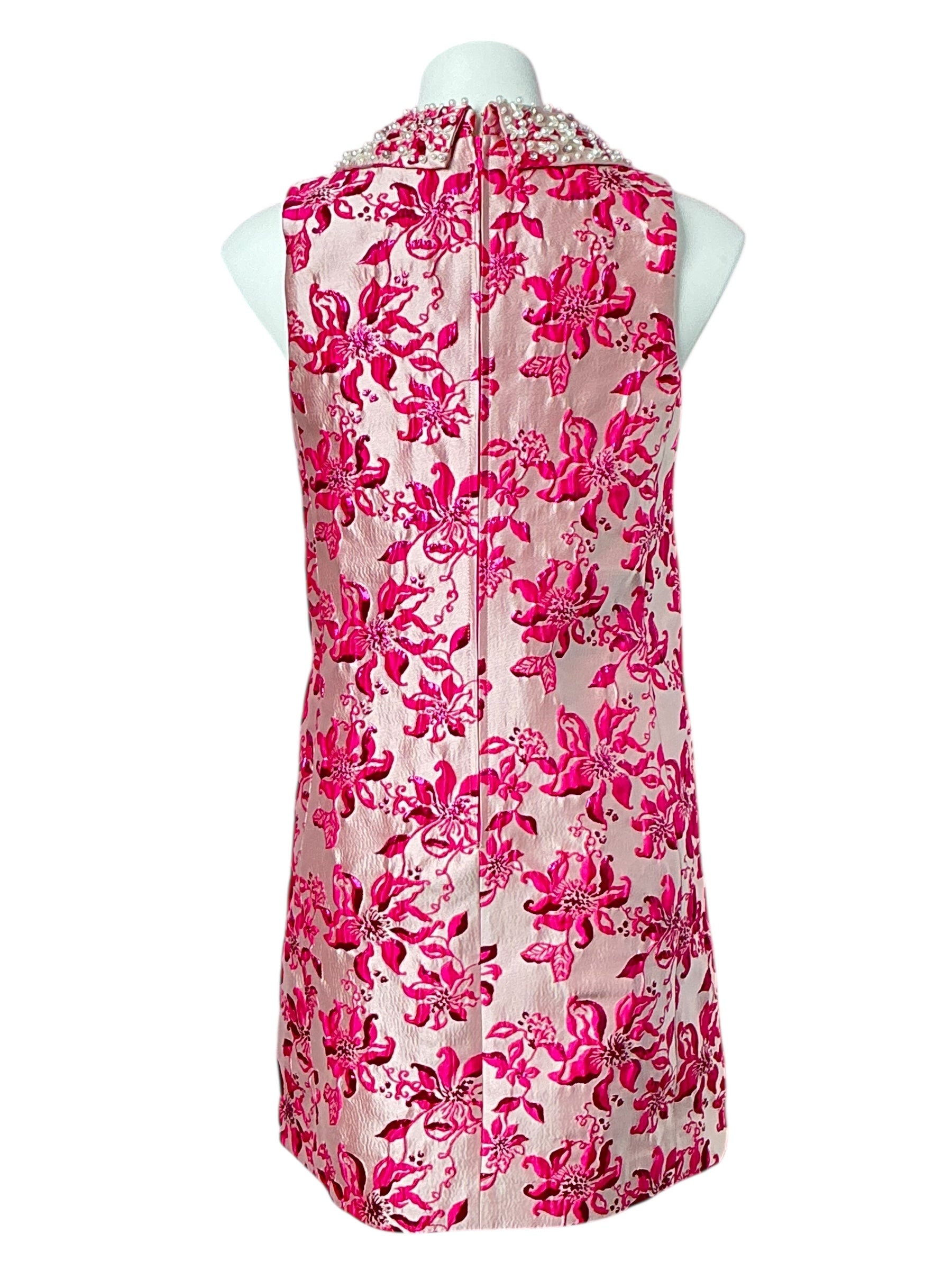 Lilly Pulitzer NWT - Kelliana Shift - Passion Fruit Pink Just Passion Through Brocade - Size 4