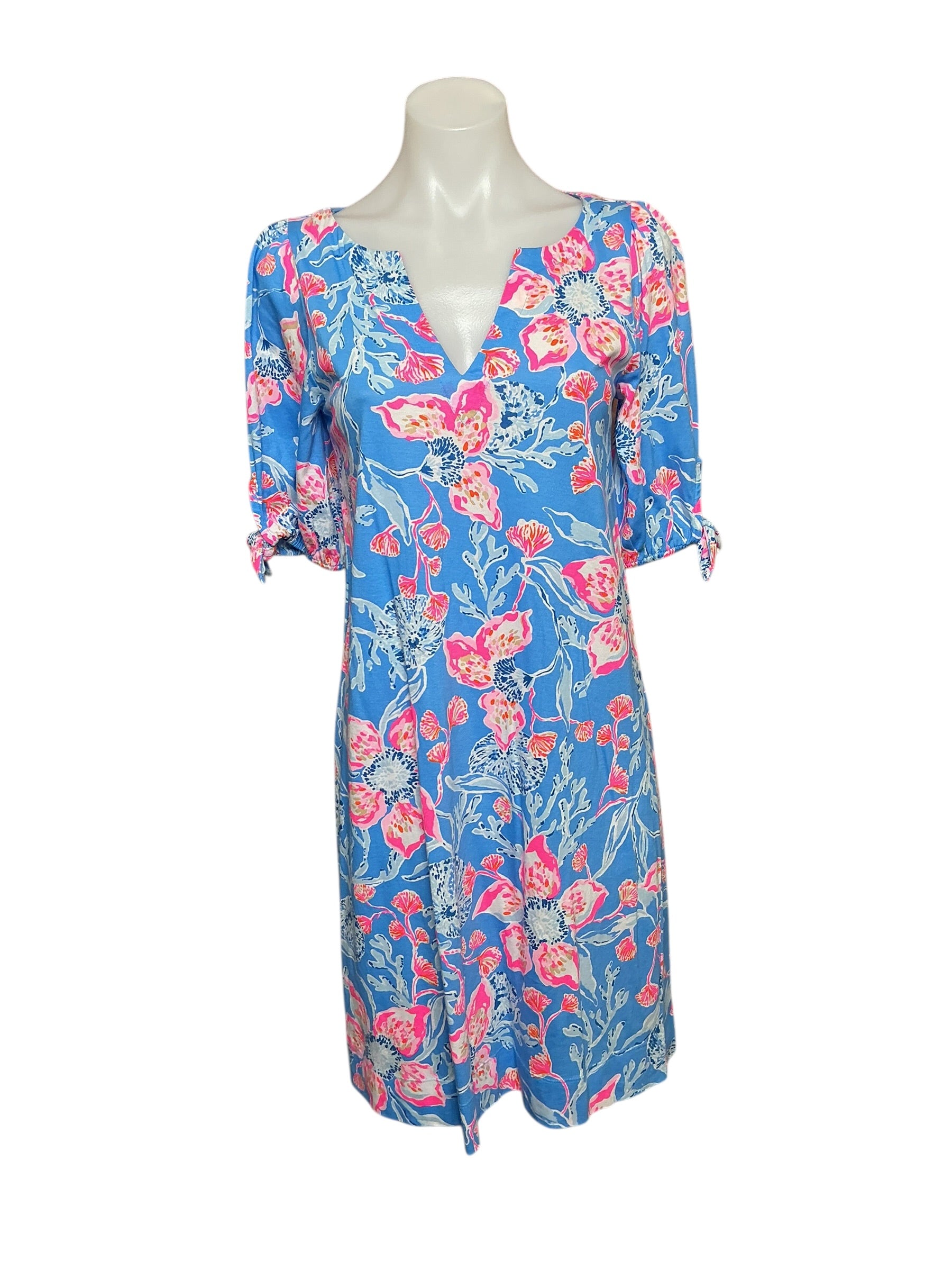 Lilly Pulitzer NWT Easley Short Sleeve Dress- Multi Bohemian Rhapsody - Size XS