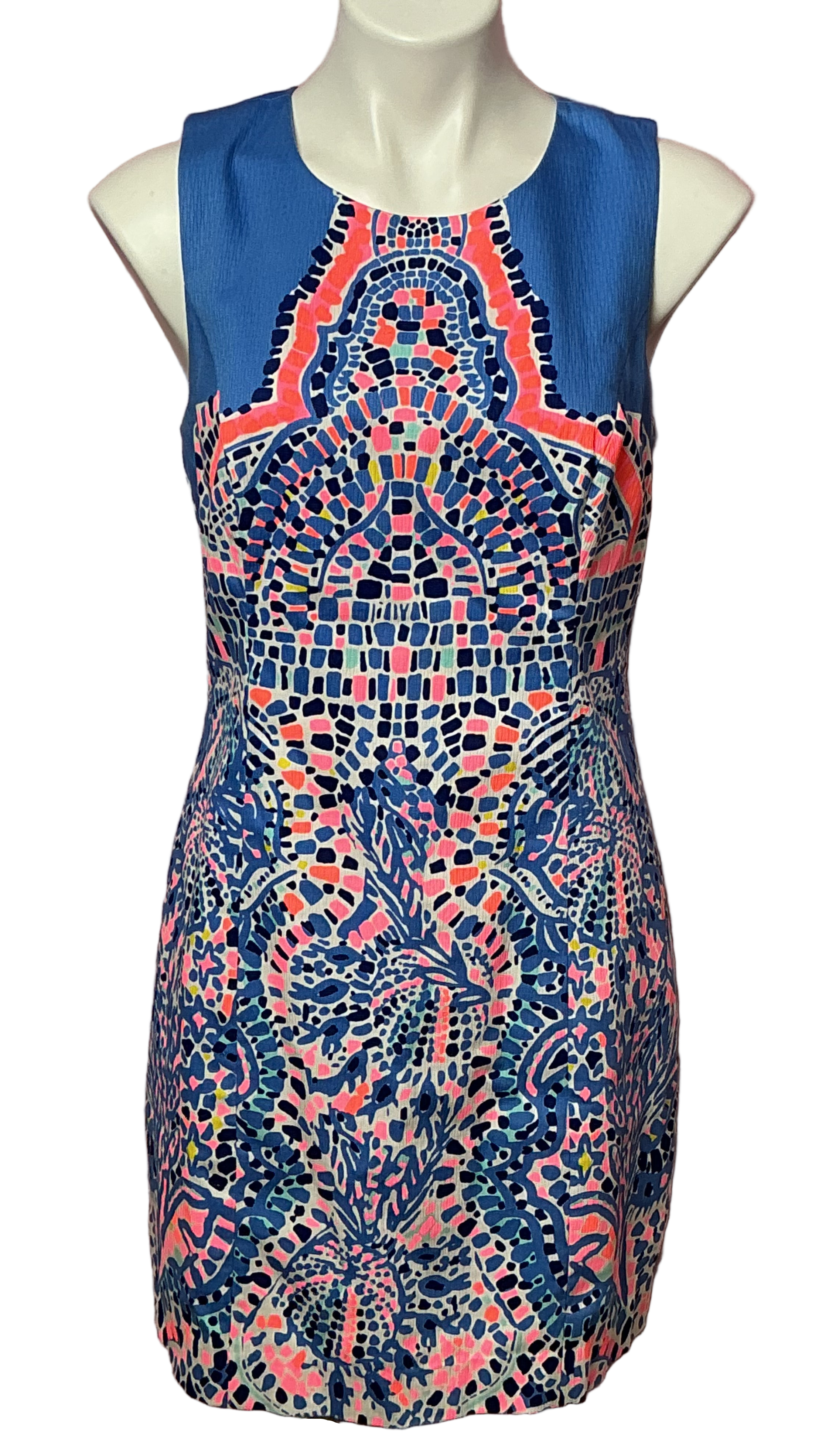 Lilly Pulitzer NWT - Mila Shift - Multi Tic Tac Engineered - Size 8