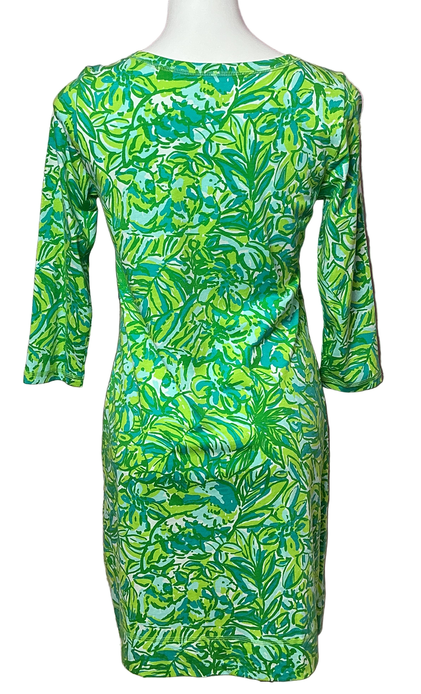 Lilly Pulitzer NWT - Palmetto Dress - Fresh Citrus Green Parrot - Size M