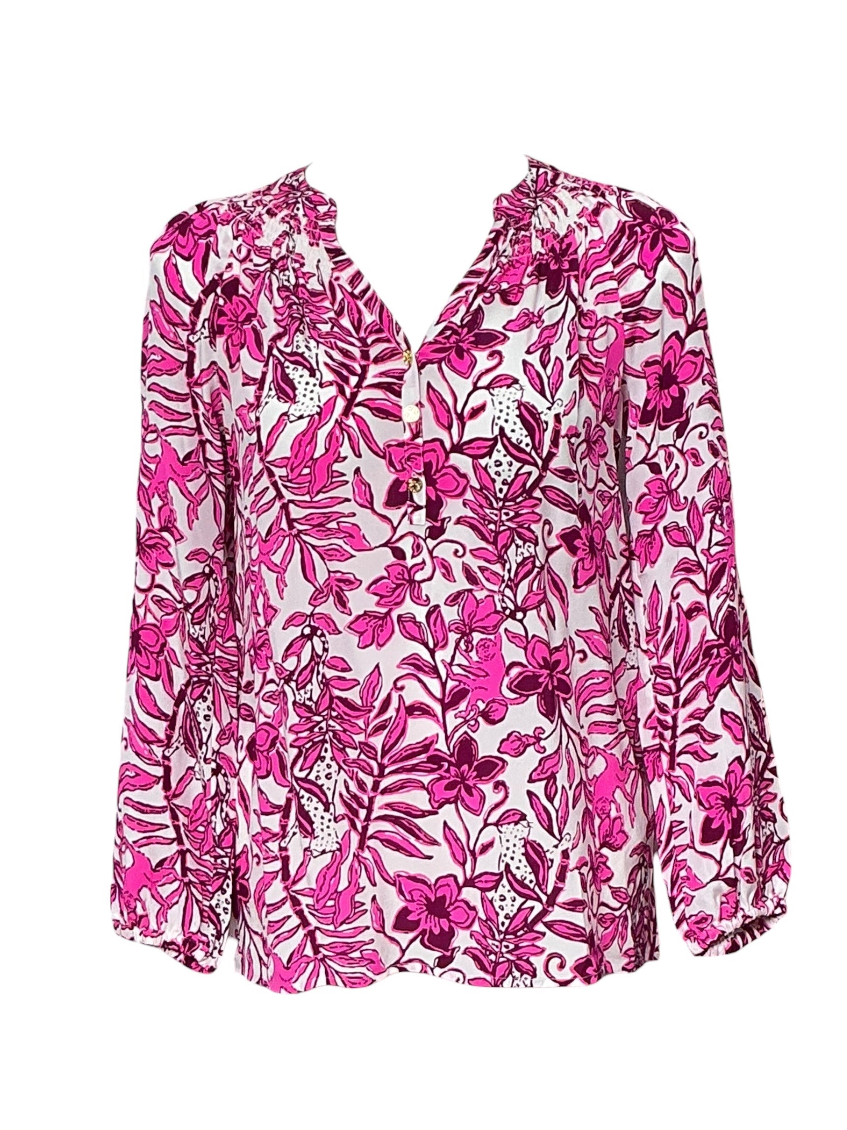 Lilly Pulitzer NWT - Elsa Top - Elderflower Blossom Lil Escape Plan - Size XS