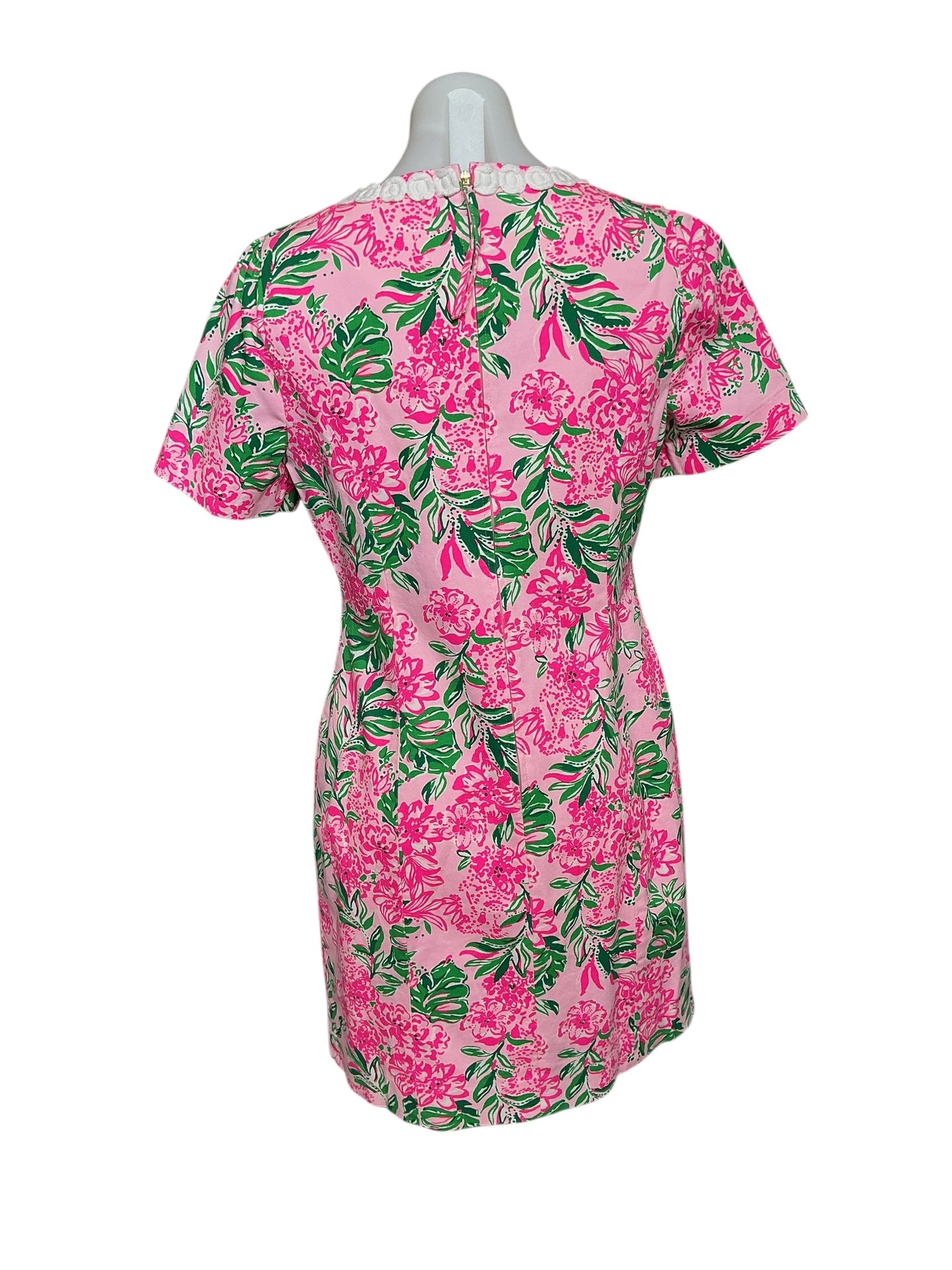 Lilly Pulitzer Mila Short Sleeve - Conch Shell Pink Koala La La - Size 6