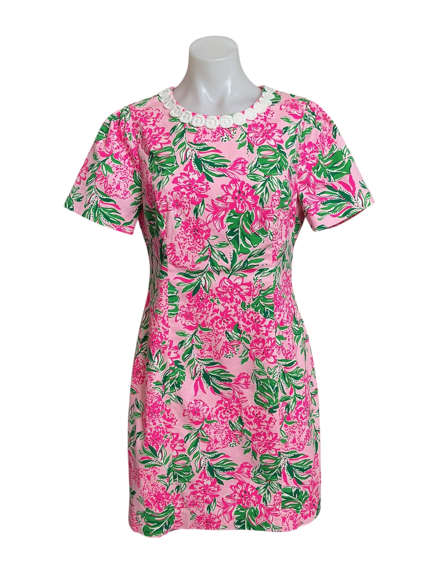 Lilly Pulitzer Mila Short Sleeve - Conch Shell Pink Koala La La - Size 6