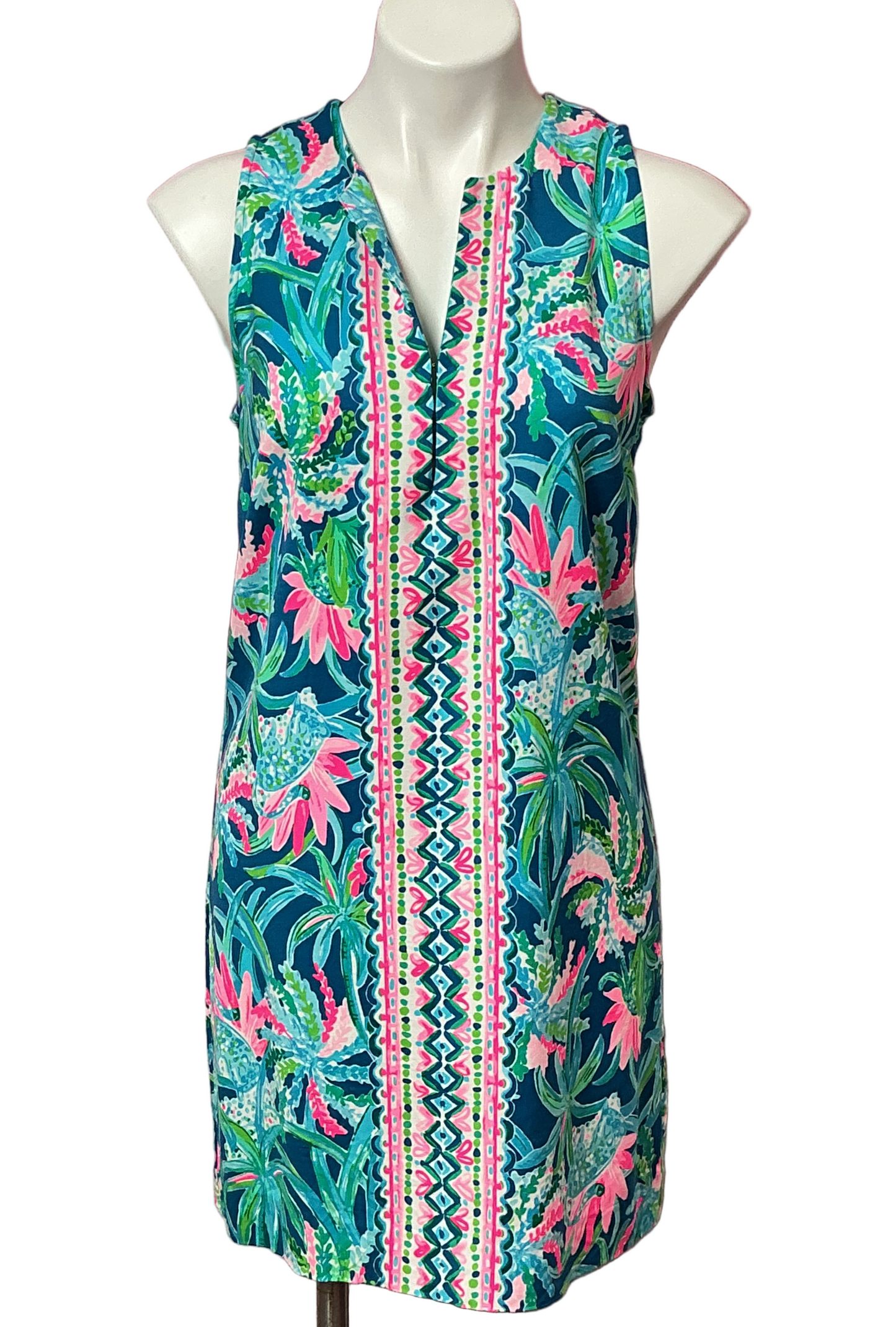 Lilly Pulitzer Kelby Stretch Shift Dress - Sway This Way - Size 2