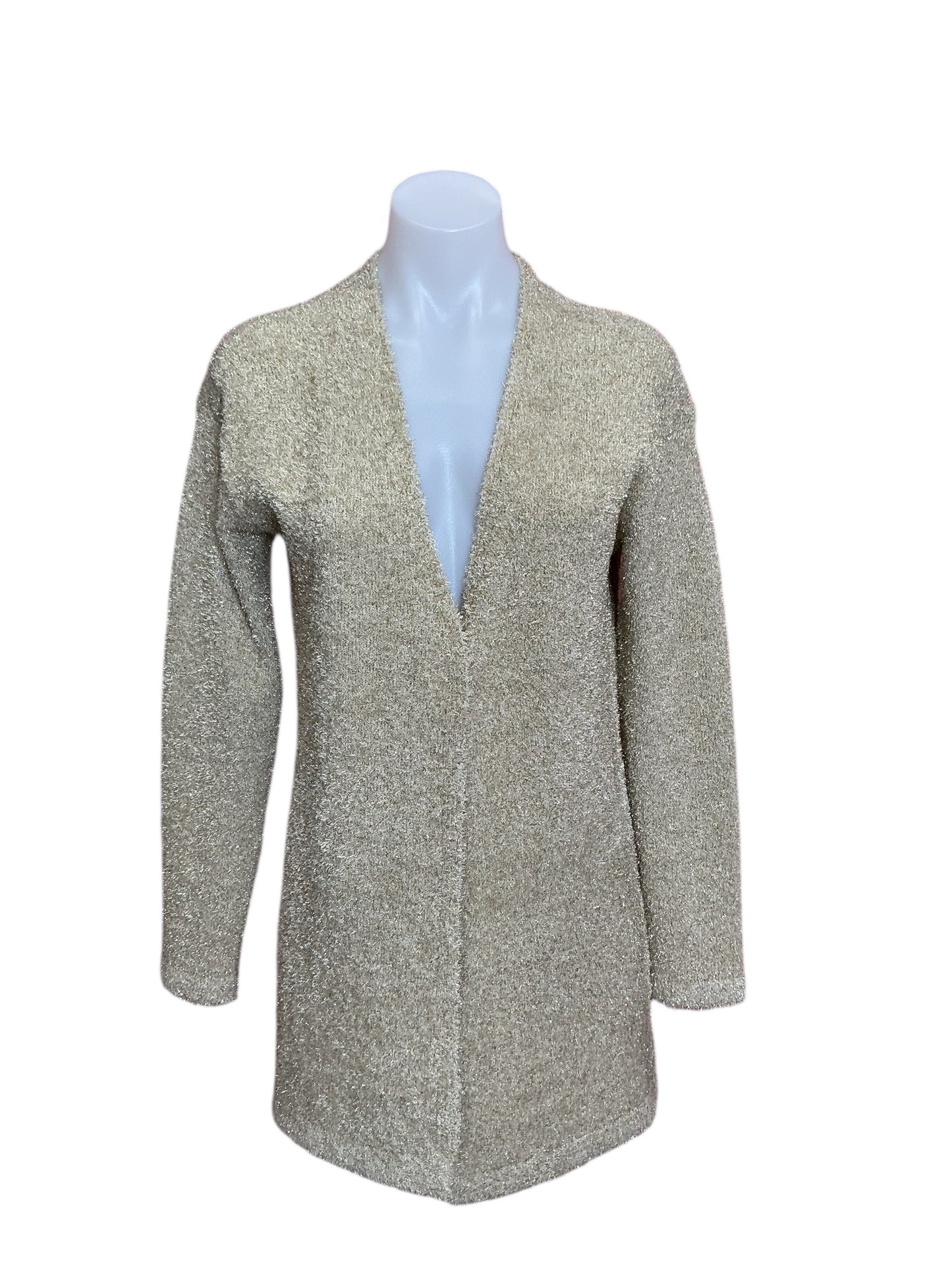 Lilly Pulitzer Cardigan Gold Metallic - Size XS