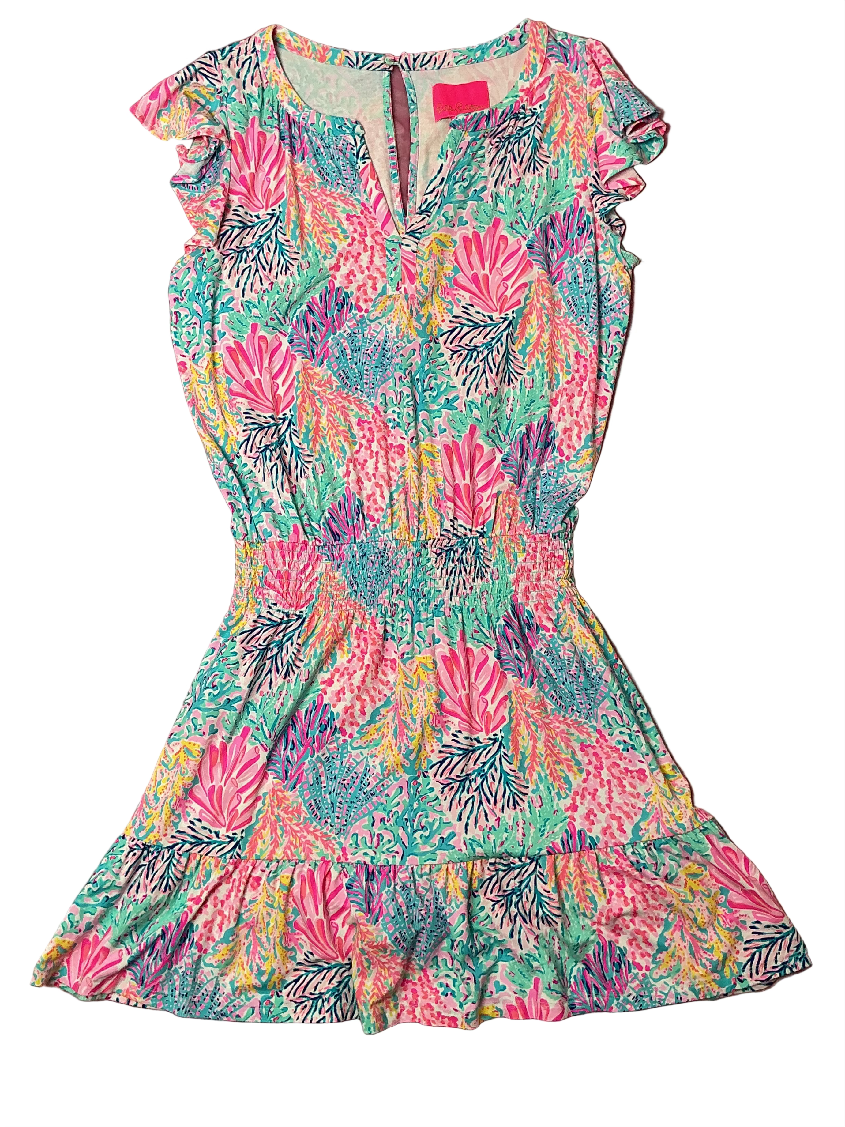 Lilly Pulitzer Ravi Romper Splashdance- Size M