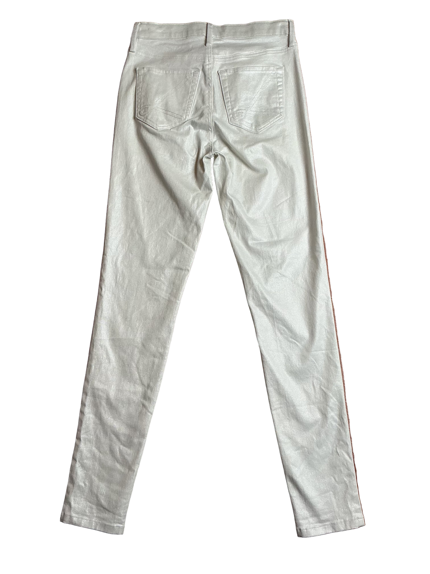 Lilly Pulitzer NWT Eagan High Rise Super Coconut Metallic - Size 0