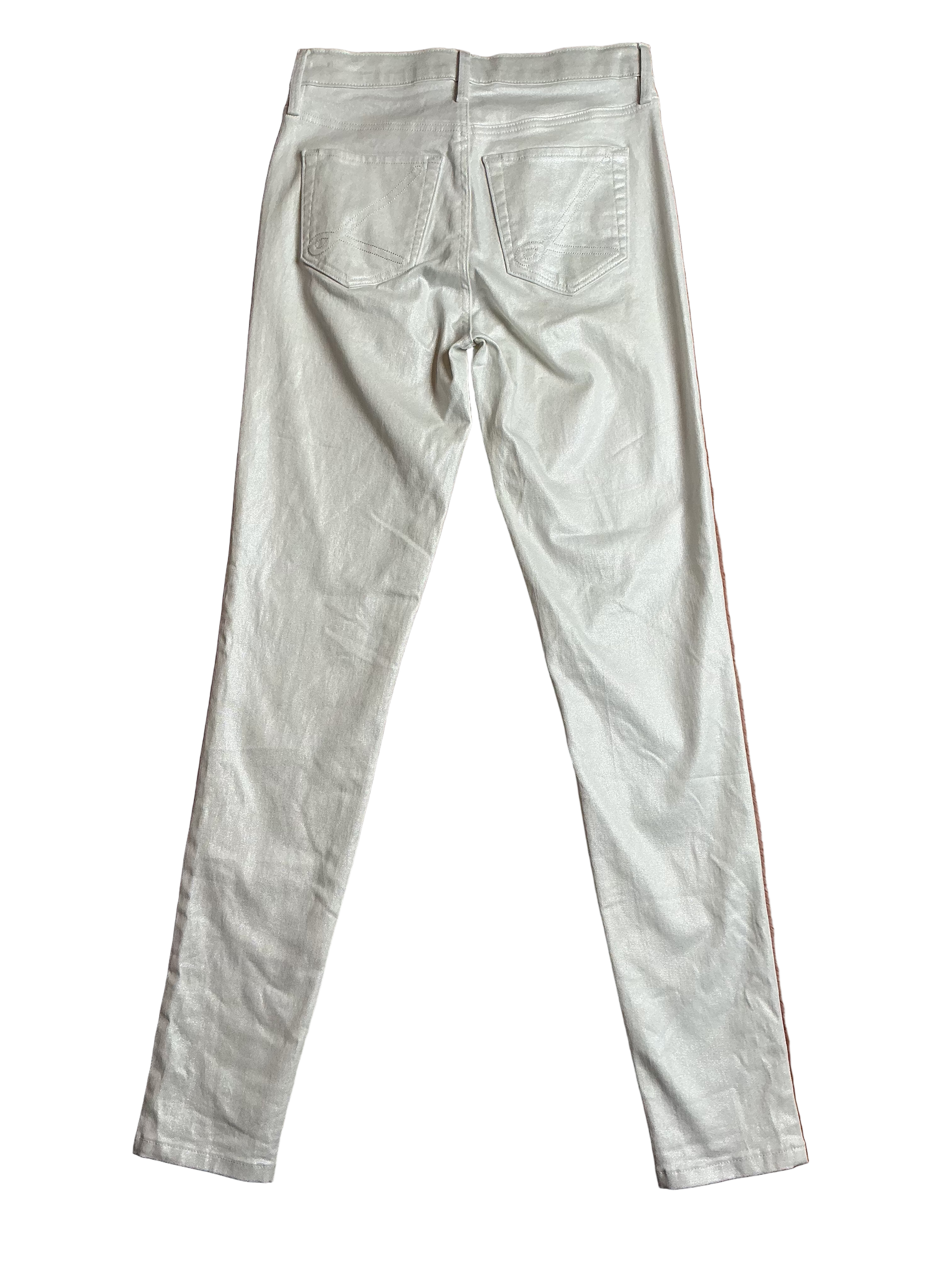 Lilly Pulitzer NWT Eagan High Rise Super Coconut Metallic - Size 0