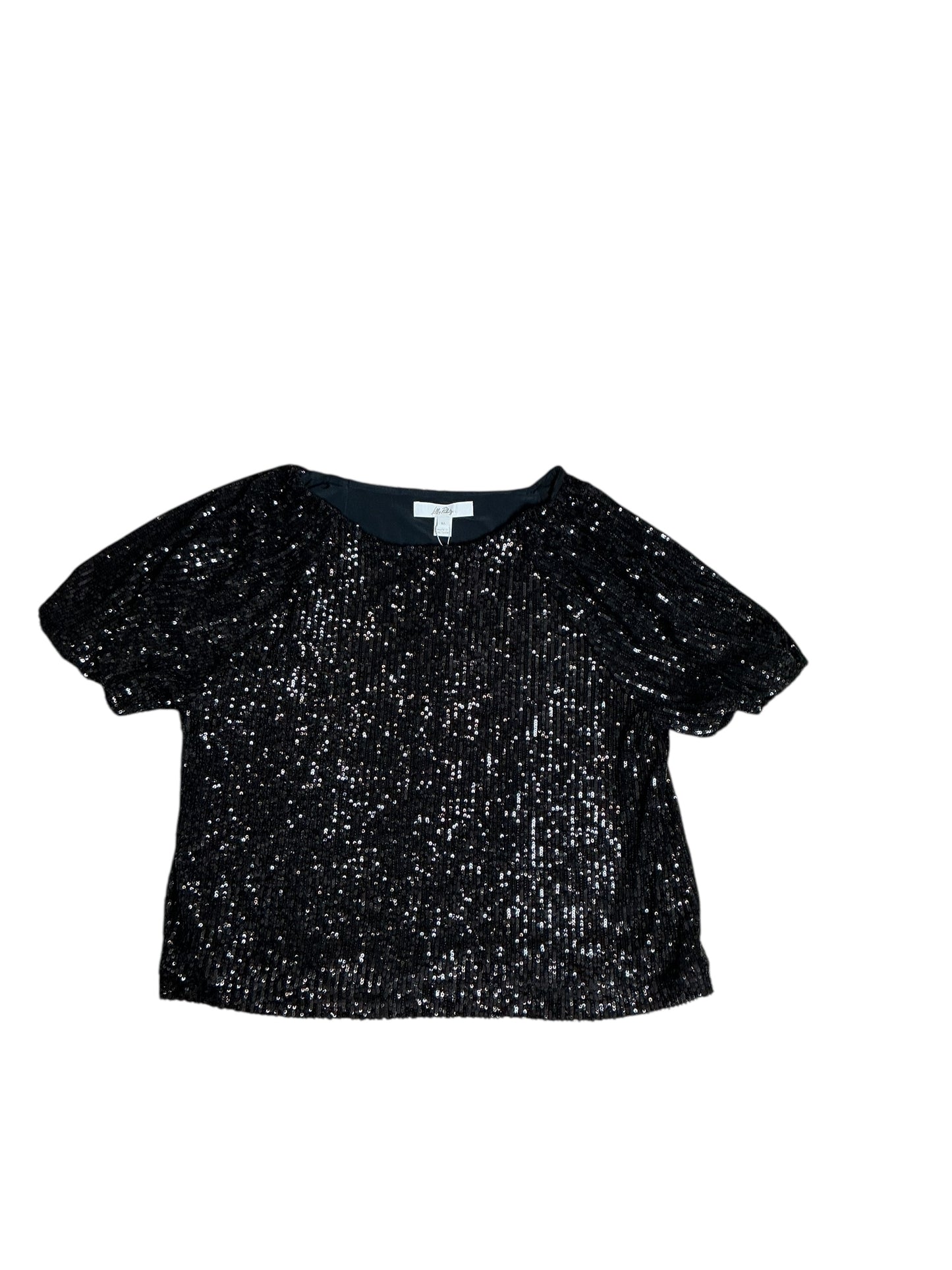 Lilly Pulitzer NWT Cressida Knit Top Noir Treasure Box Sequin Kn - Size M