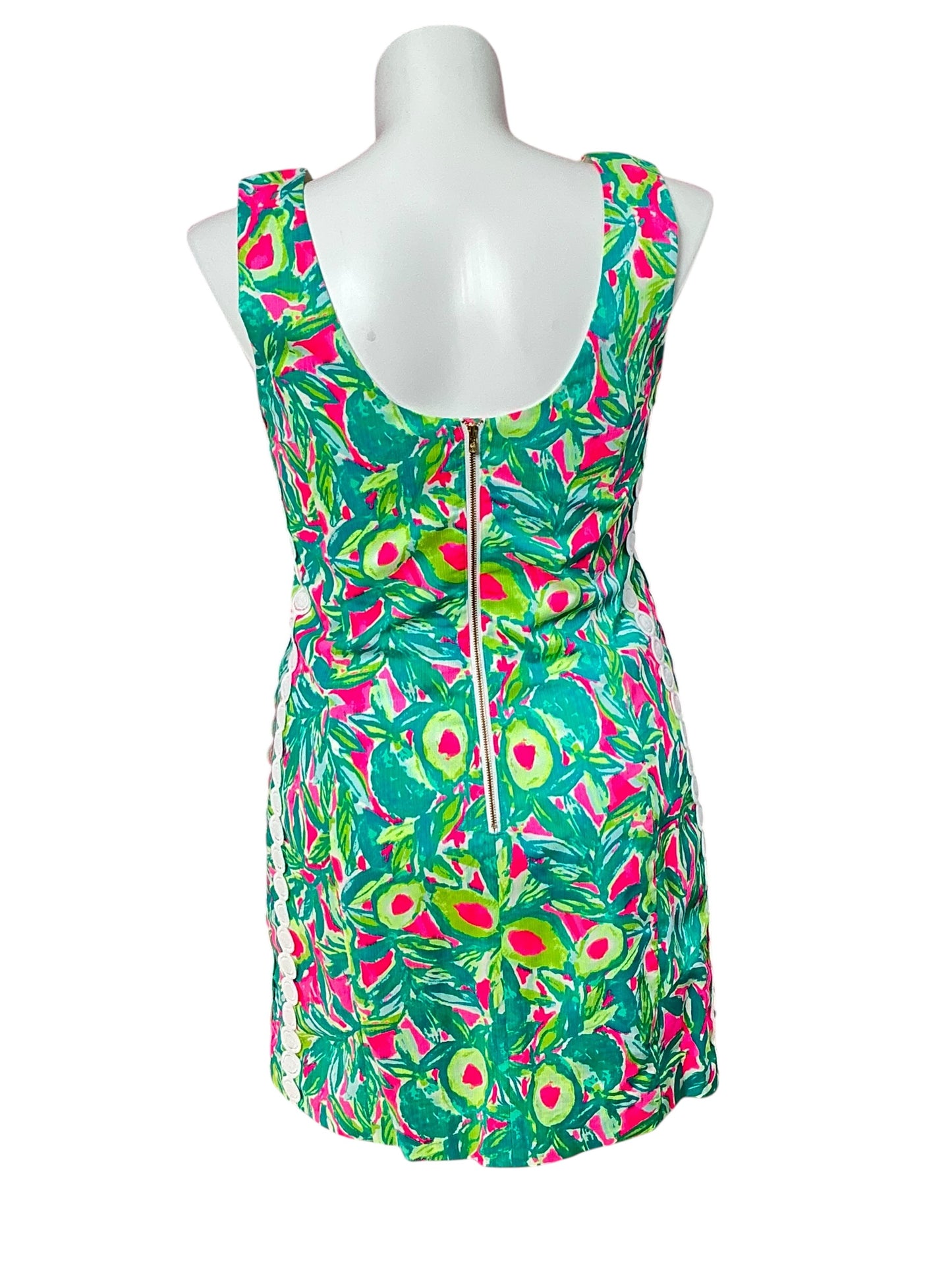 Lilly Pulitzer (Holy Grail) Mila Shift - Pink Sunset Guac And Roll - Size 12