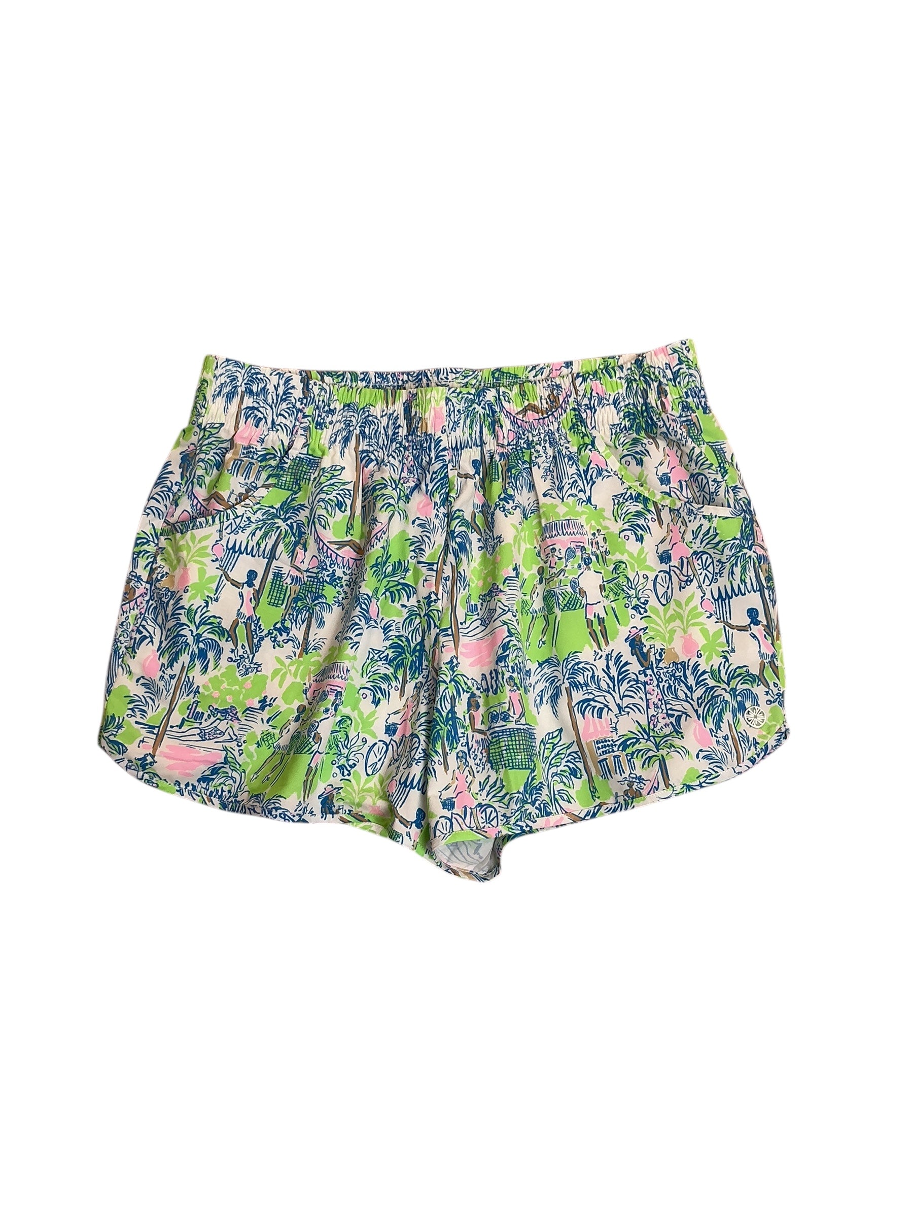 Lilly Pulitzer NWT Backcourt UPF 50+ Orb Green Serving It Up - Size M
