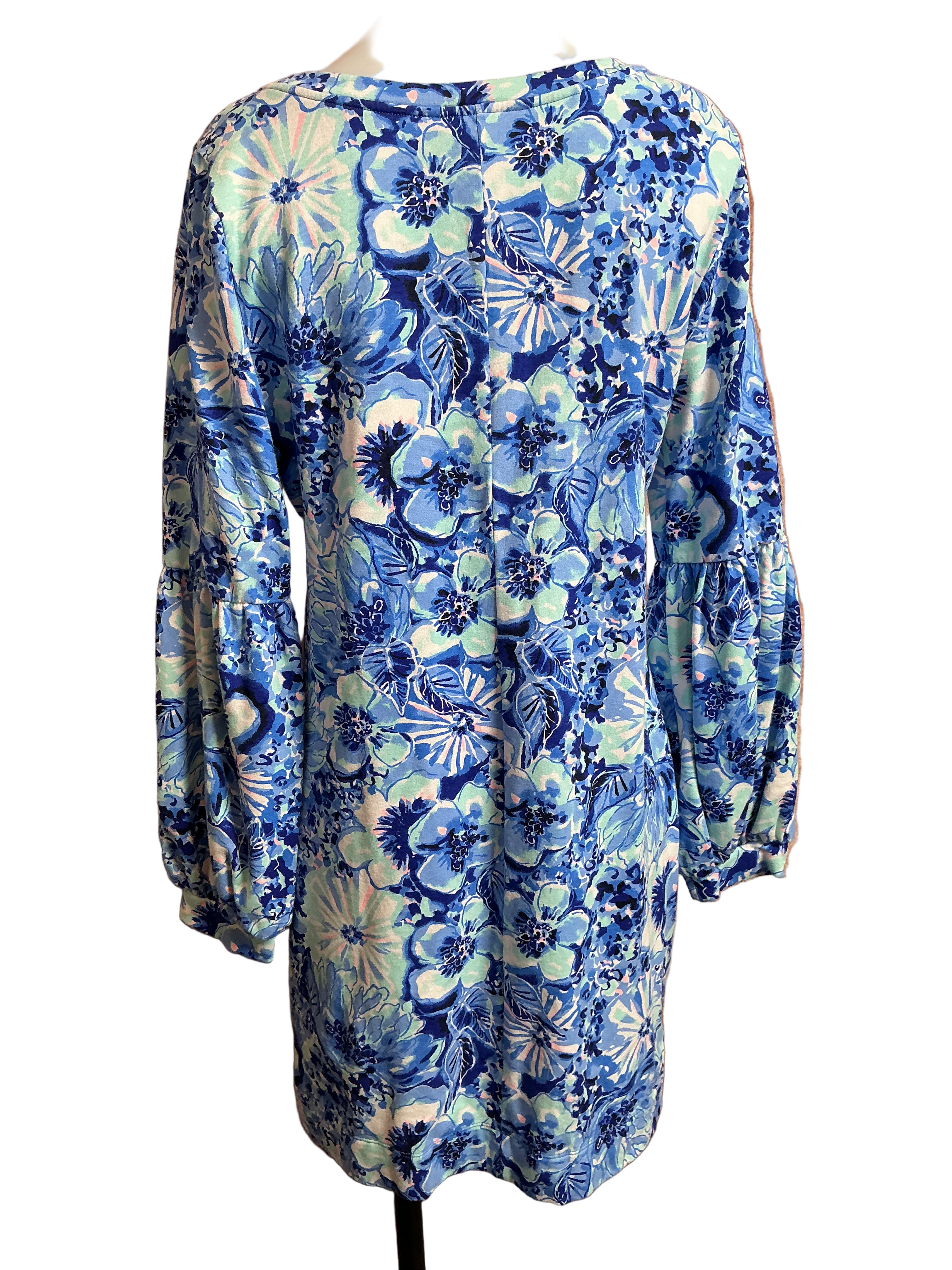 Lilly Pulitzer Bartlett Dress - Coastal Blue Catch N Keep Small - Size L