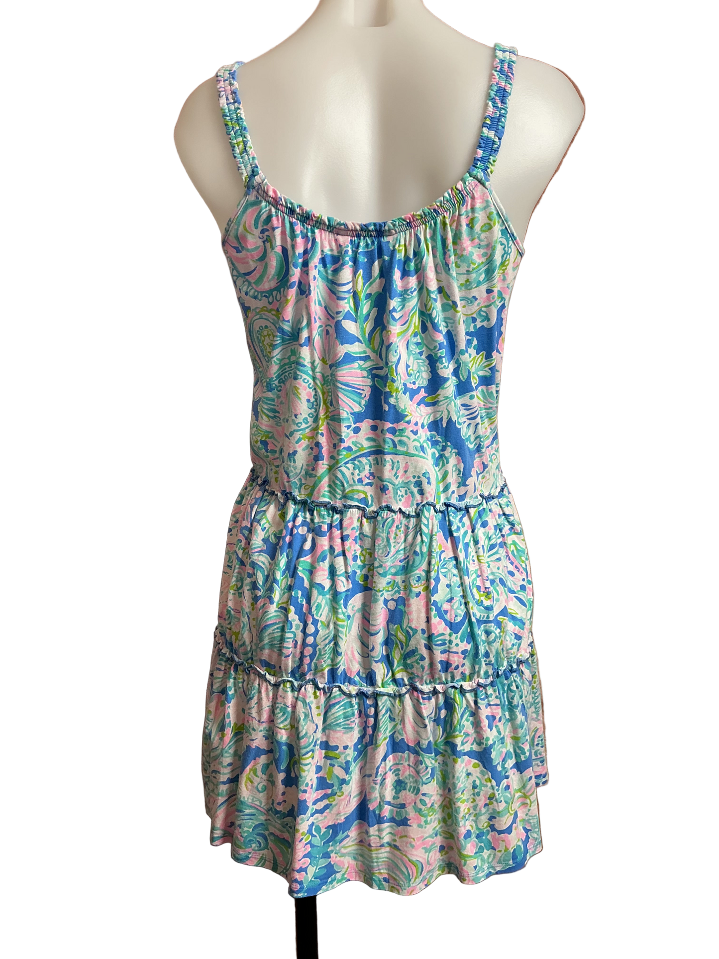 Lilly Pulitzer Loro Swing Dress in the Multi Dream Team print - Size XS