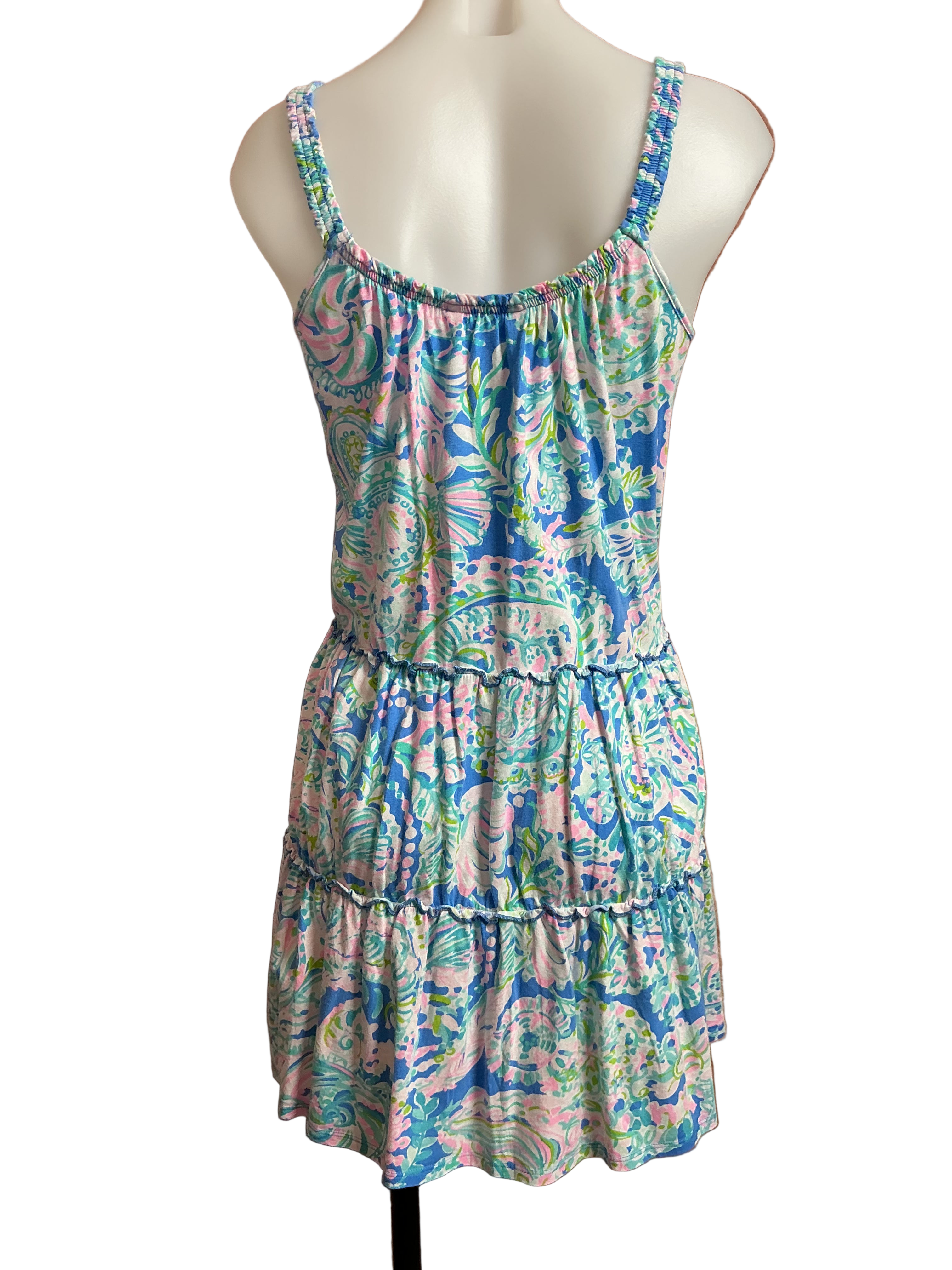 Lilly Pulitzer Loro Swing Dress in the Multi Dream Team print - Size XS