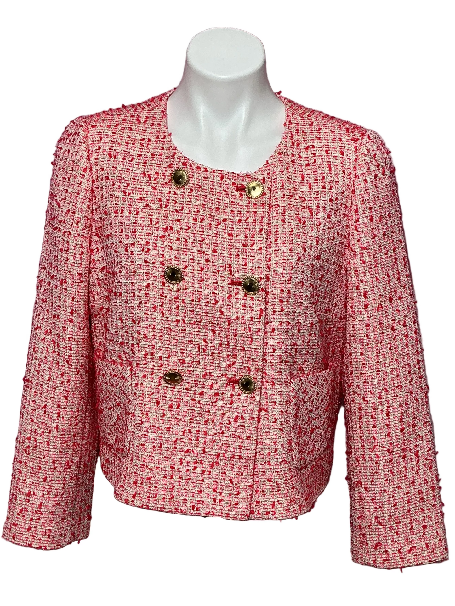 Lilly Pulitzer NWT - Seyla Jacket - Amaryllis Red Fantasy Tweed - Size 8