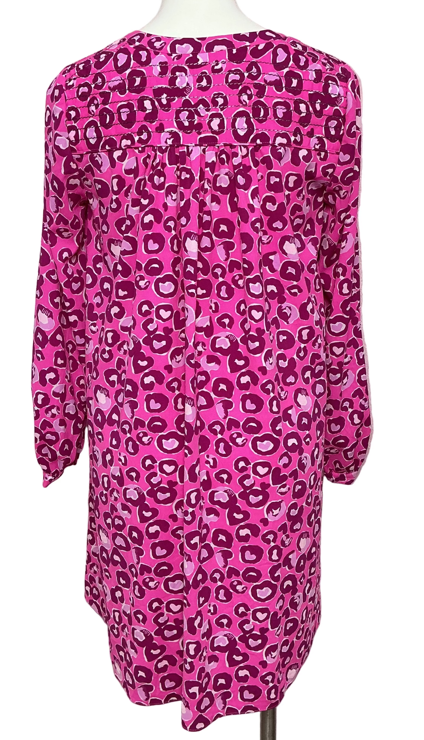 Lilly Pulitzer Brynnly Stretch Dress - Mandevilla Pink Don't Be Cheetah  - Size 6
