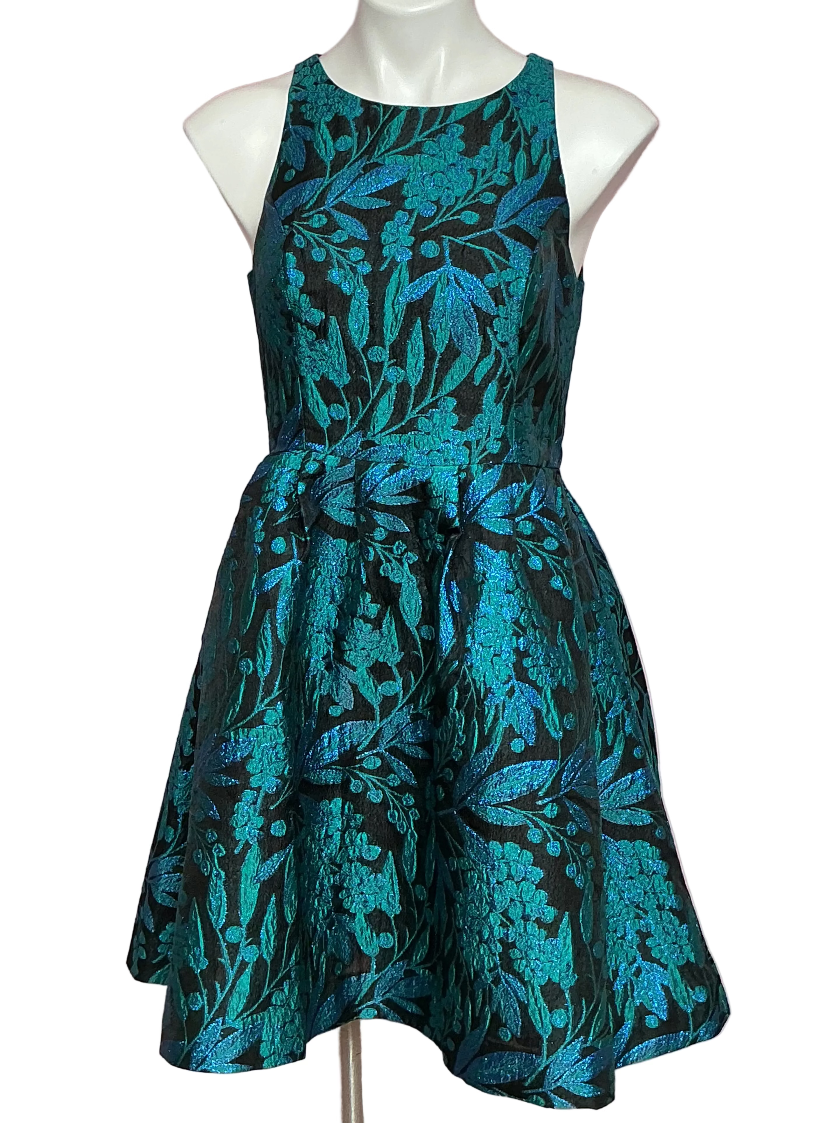 Lilly Pulitzer NWT - Jollian Brocade Dress - Deep Lagoon Berry Wild Metallic Br