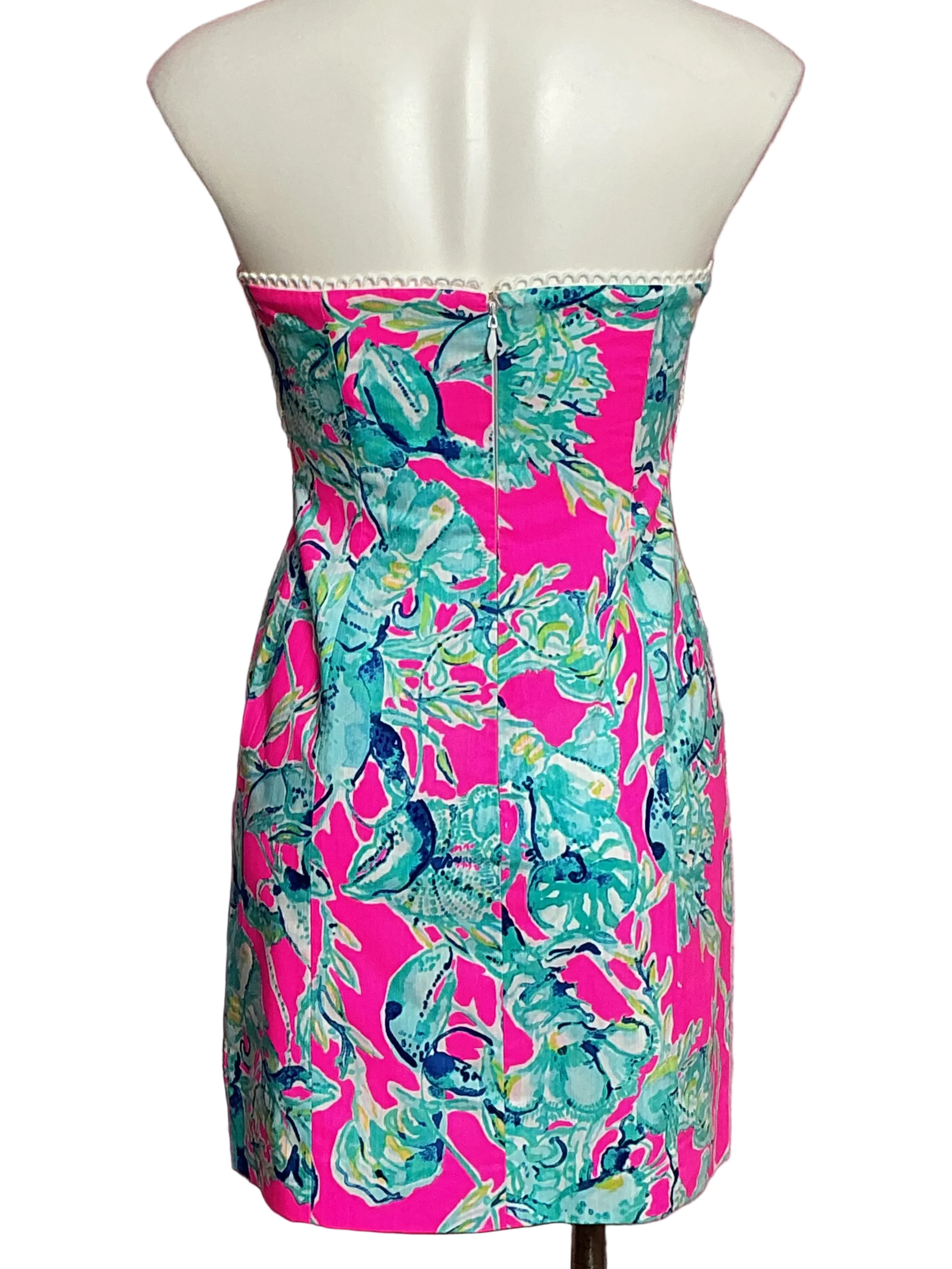 Lilly Pulitzer NWT - Brynn Dress - Raz Berry Lobsters In Love - Size 2