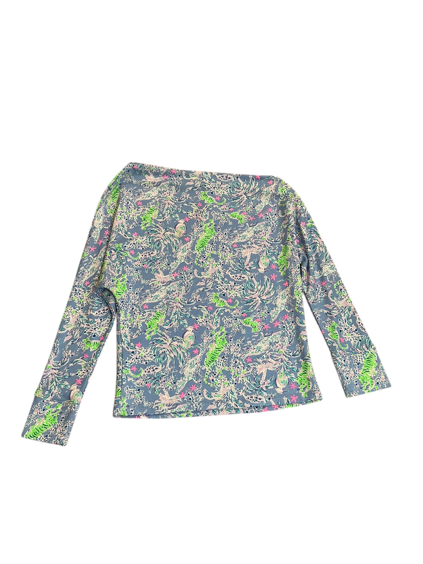 Lilly Pulitzer NWT Jansen Long Sleeve Sweater Resort White Lots Of Love - Size M