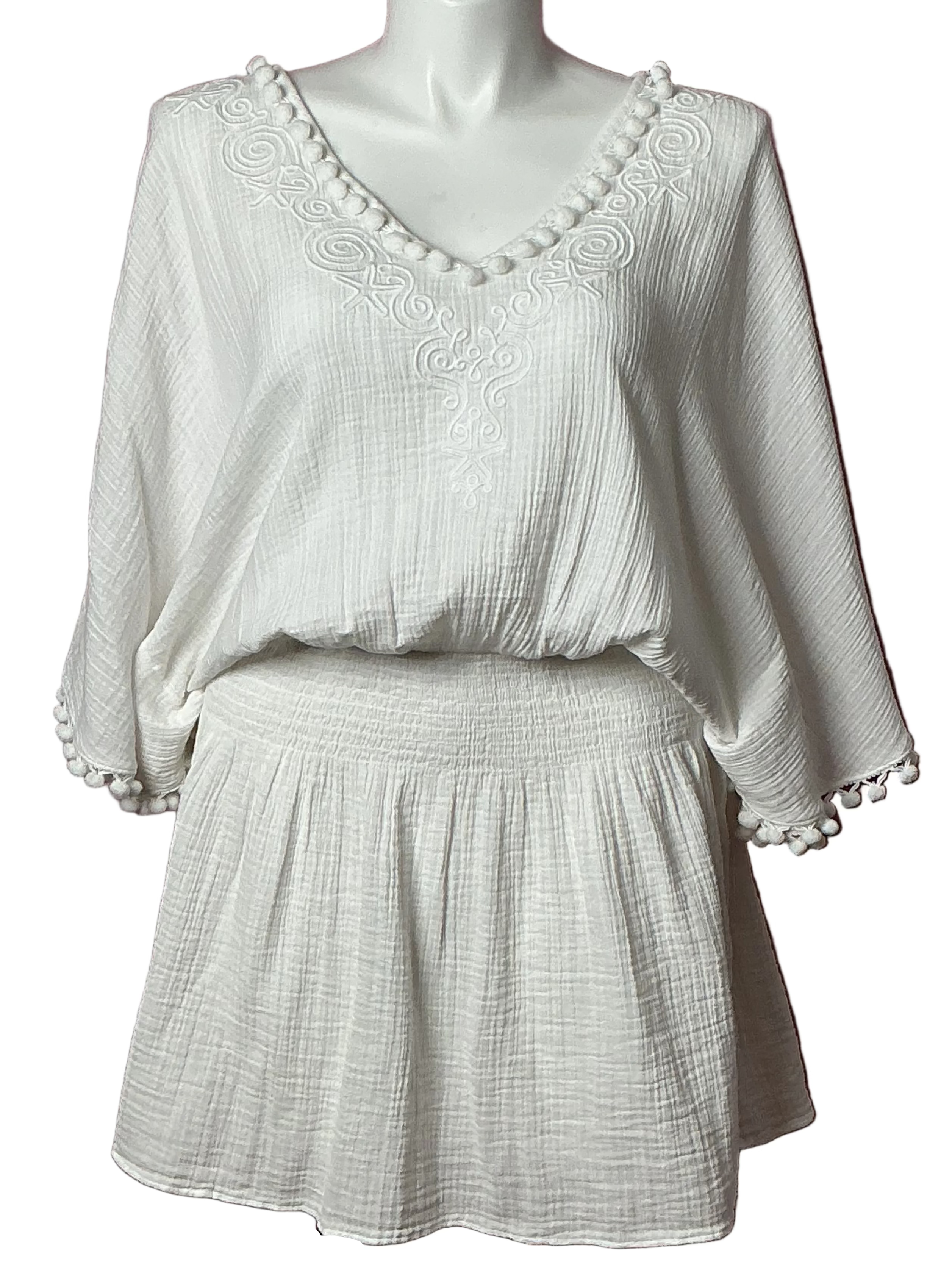 Lilly Pulitzer NWT - Amury Embroidered Cover Up - Resort White - Size XL