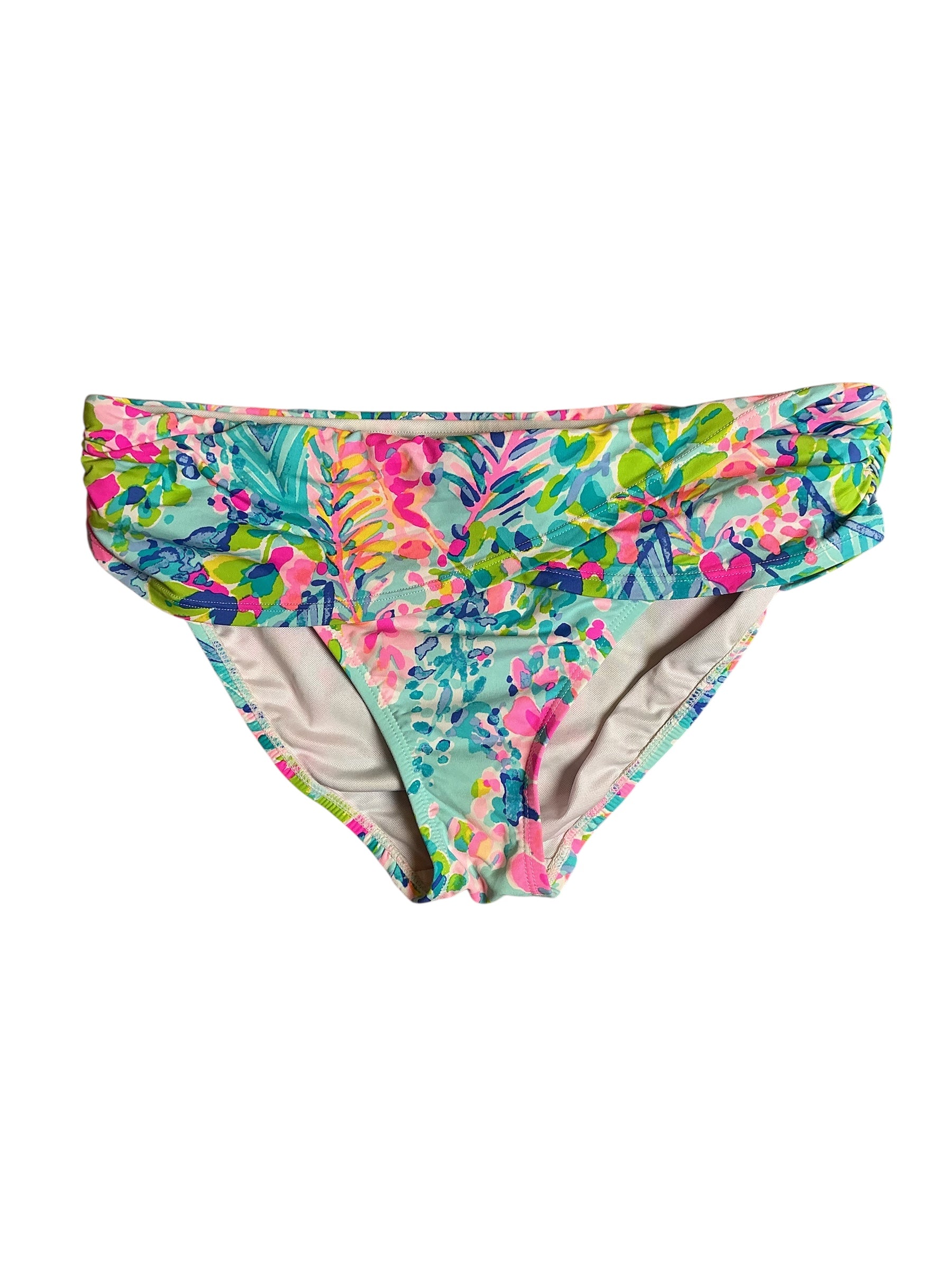 Lilly Pulitzer Lagoon Swimsuit Sarong Hipster Bottom - Multi Splashdance - Size 8