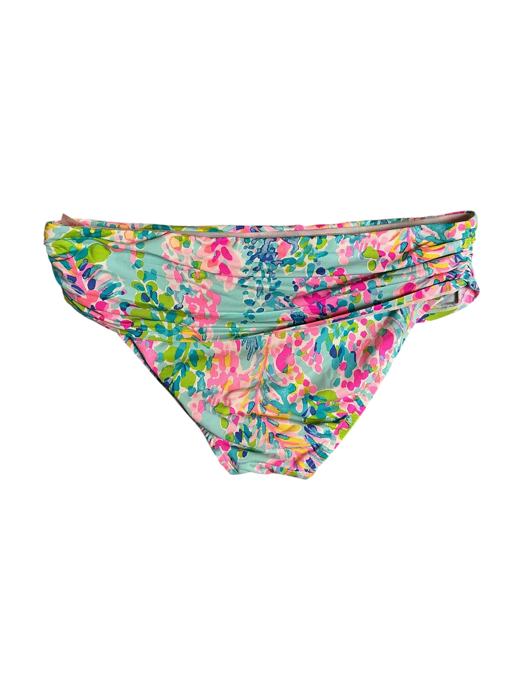 Lilly Pulitzer Lagoon Swimsuit Sarong Hipster Bottom - Multi Splashdance - Size 8