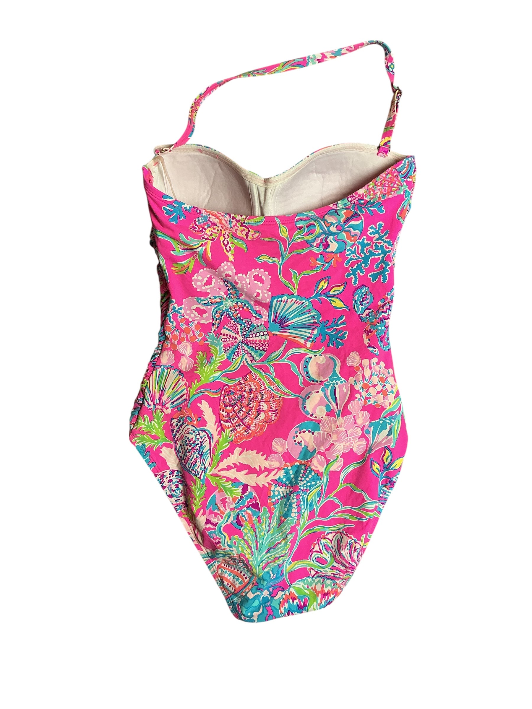 Lilly Pulitzer Flamenco One Piece Swimsuit - Pink Isle Shell Me Something Good - Size 6