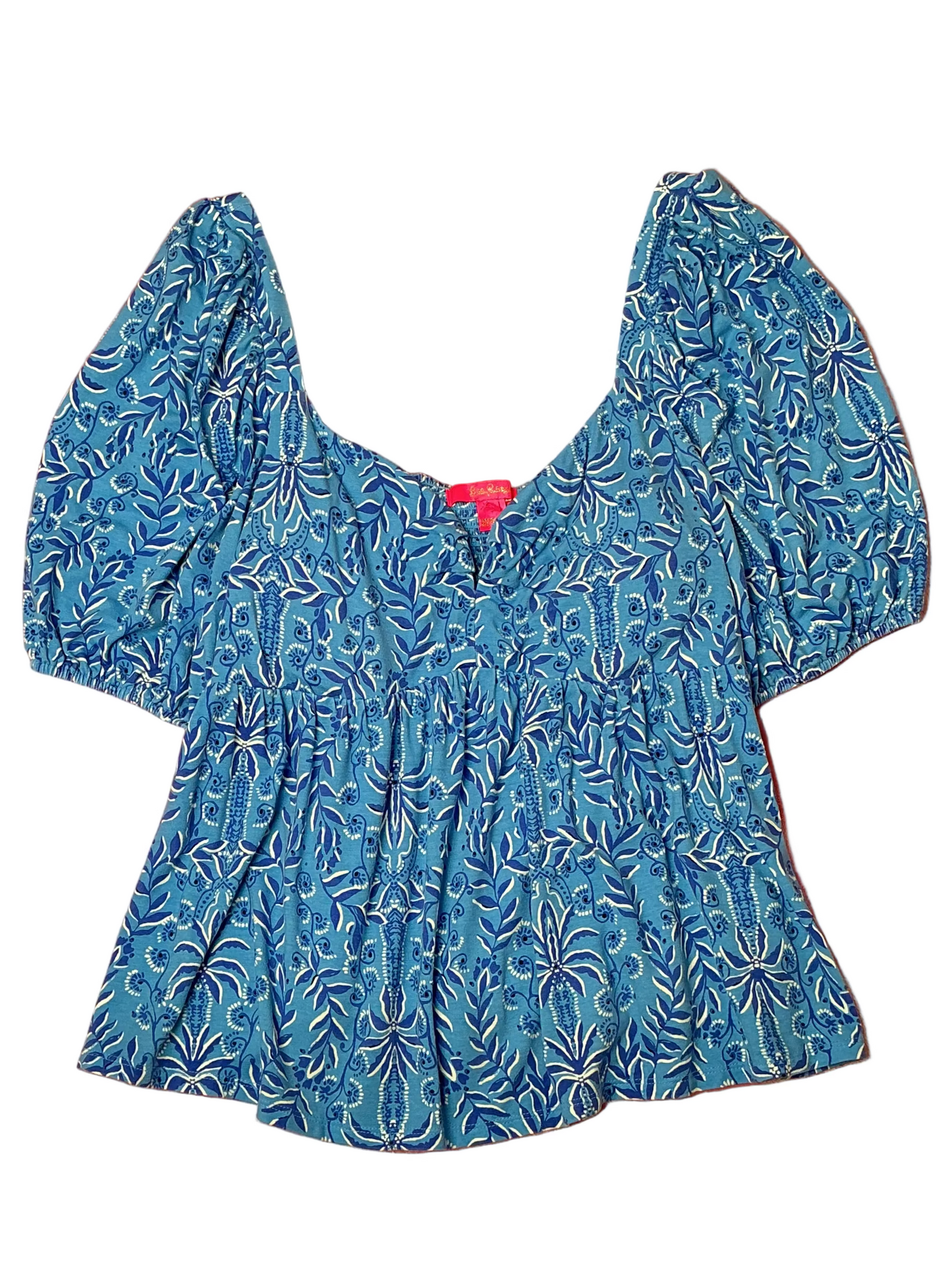 Lilly Pulitzer Elbow Sleeve Top - Size XL