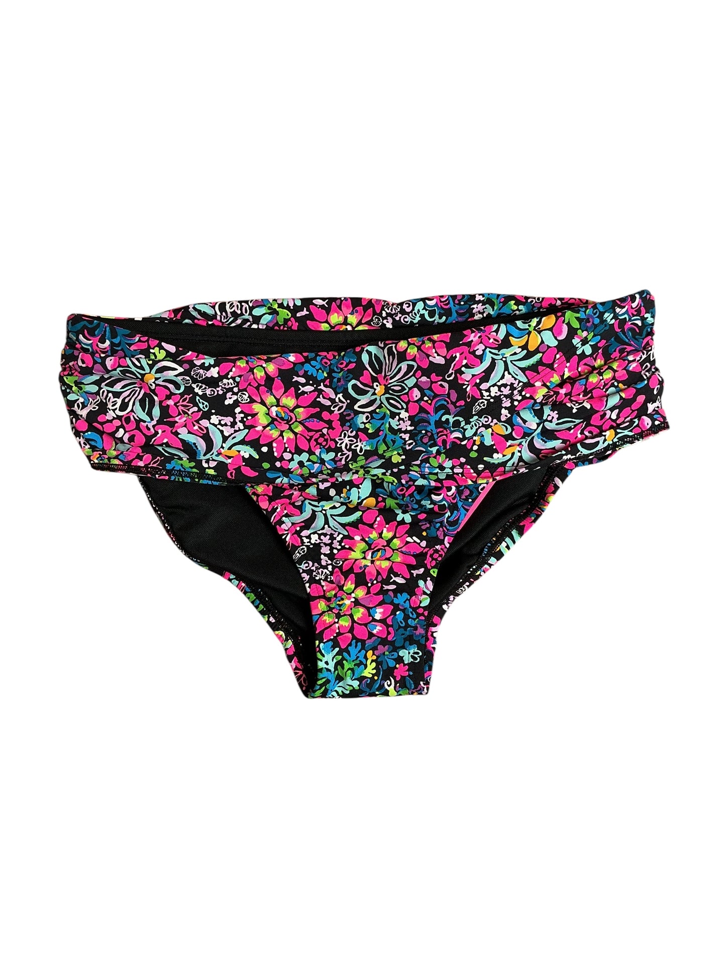 Lilly Pulitzer NWT Lagoon Swimsuit Sarong Hipster Bottom - Multi Feeling Fintastic - Size 2