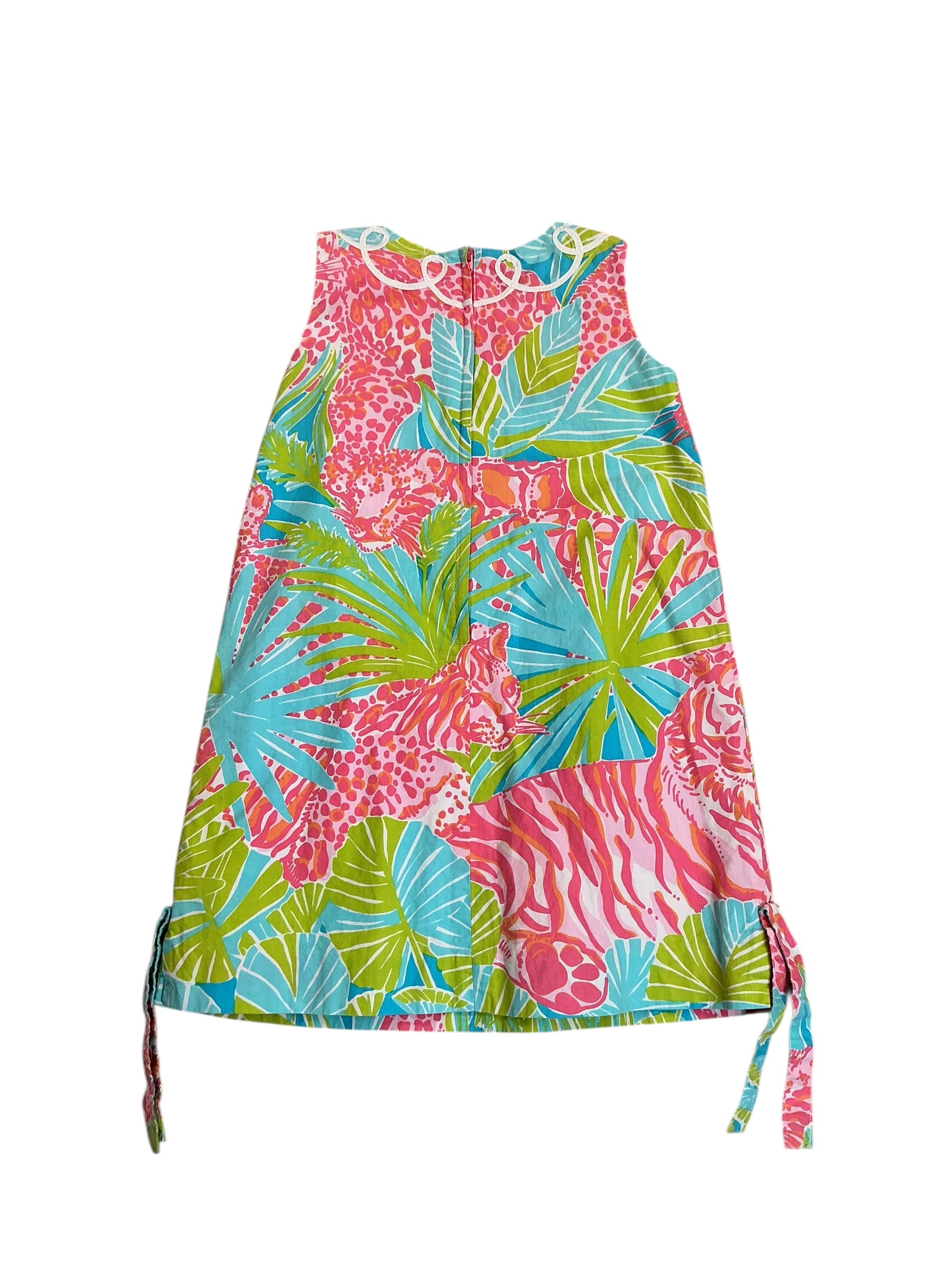 Lilly Pulitzer Toddler Mee-ow Leopard Tiger Shift Dress Girls Lilly on Paw - Size 5 (HTF)
