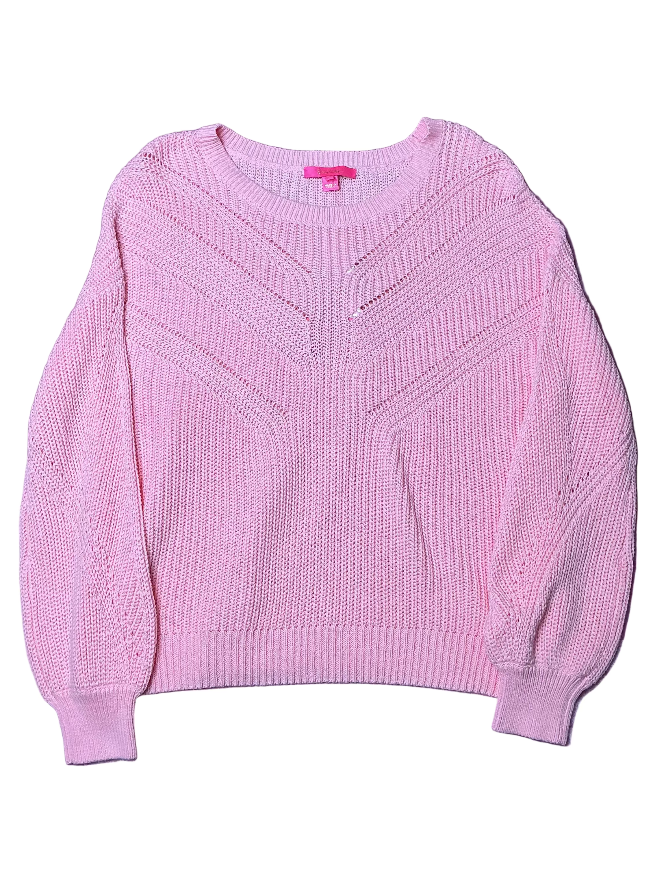 Lilly Pulitzer NWT - Bristow Sweater - Conch Shell Pink - Size XL