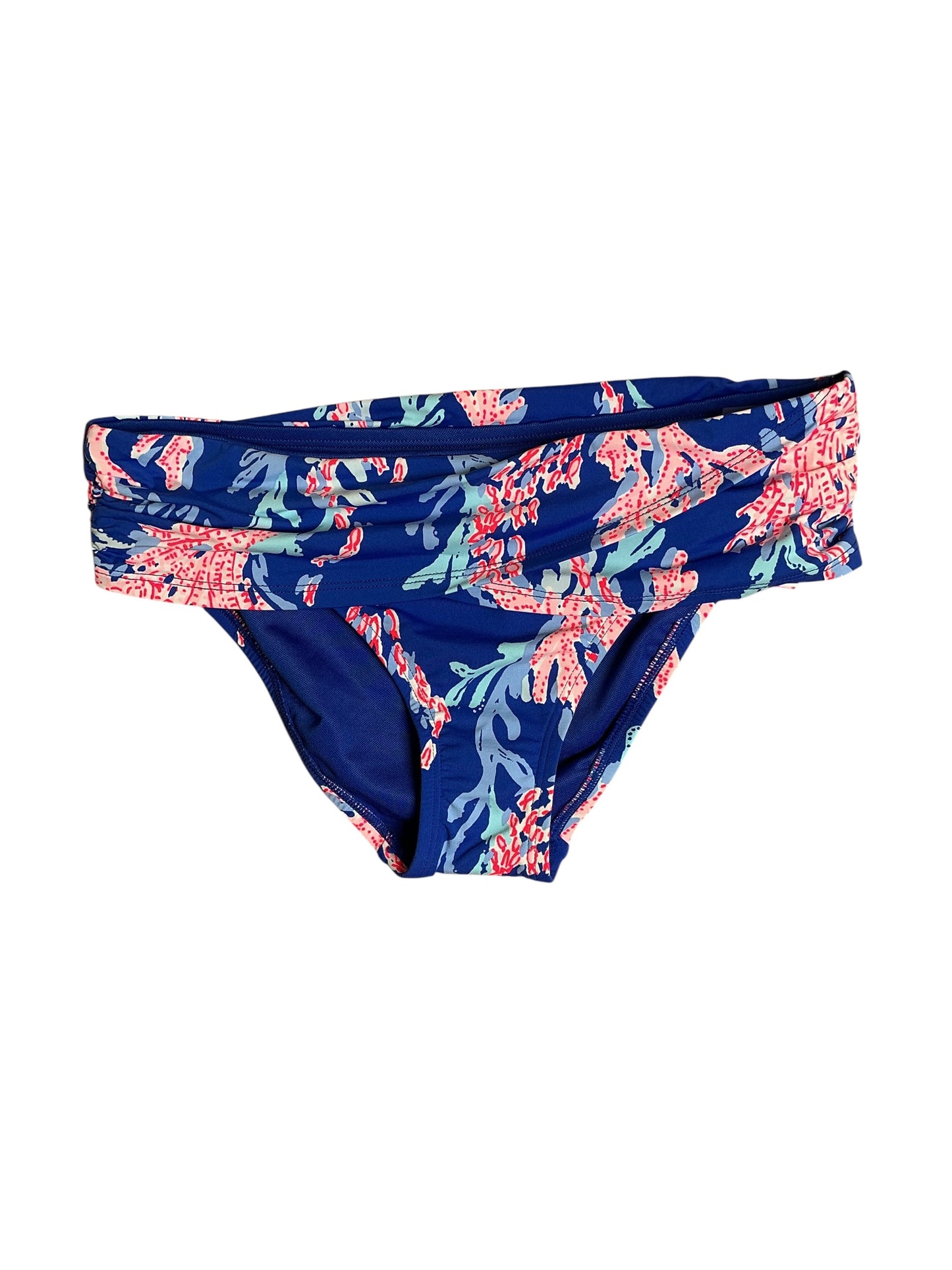 Lilly Pulitzer NWT Lagoon Sarong Hipster Swimsuit Bottom - Borealis Blue Swim On Over - Size 0