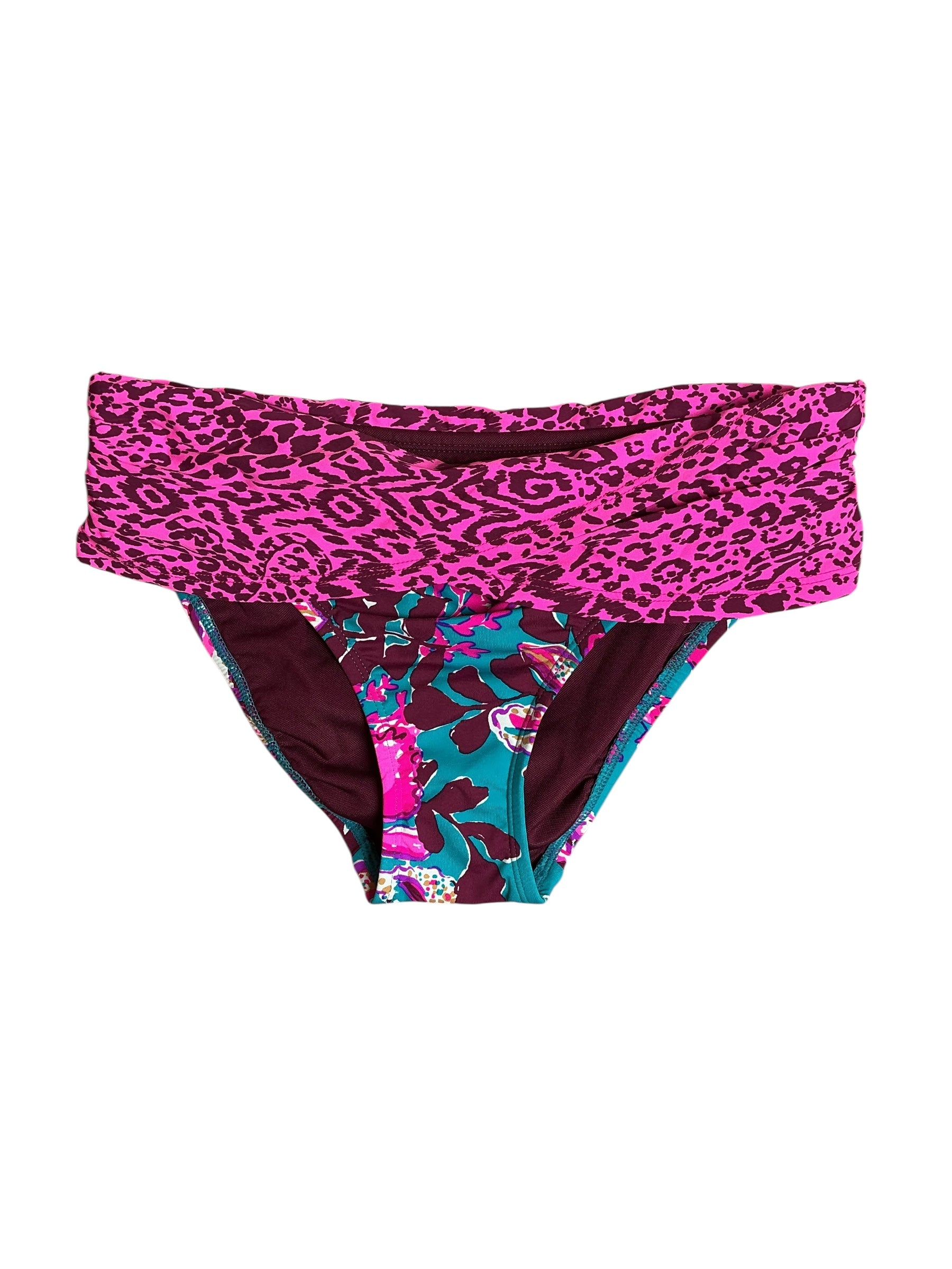 Lilly Pulitzer NWT Lagoon Sarong Hipster Swimsuit Bottom - Blue Rhapsody Orchid You Not Swim - Size 0