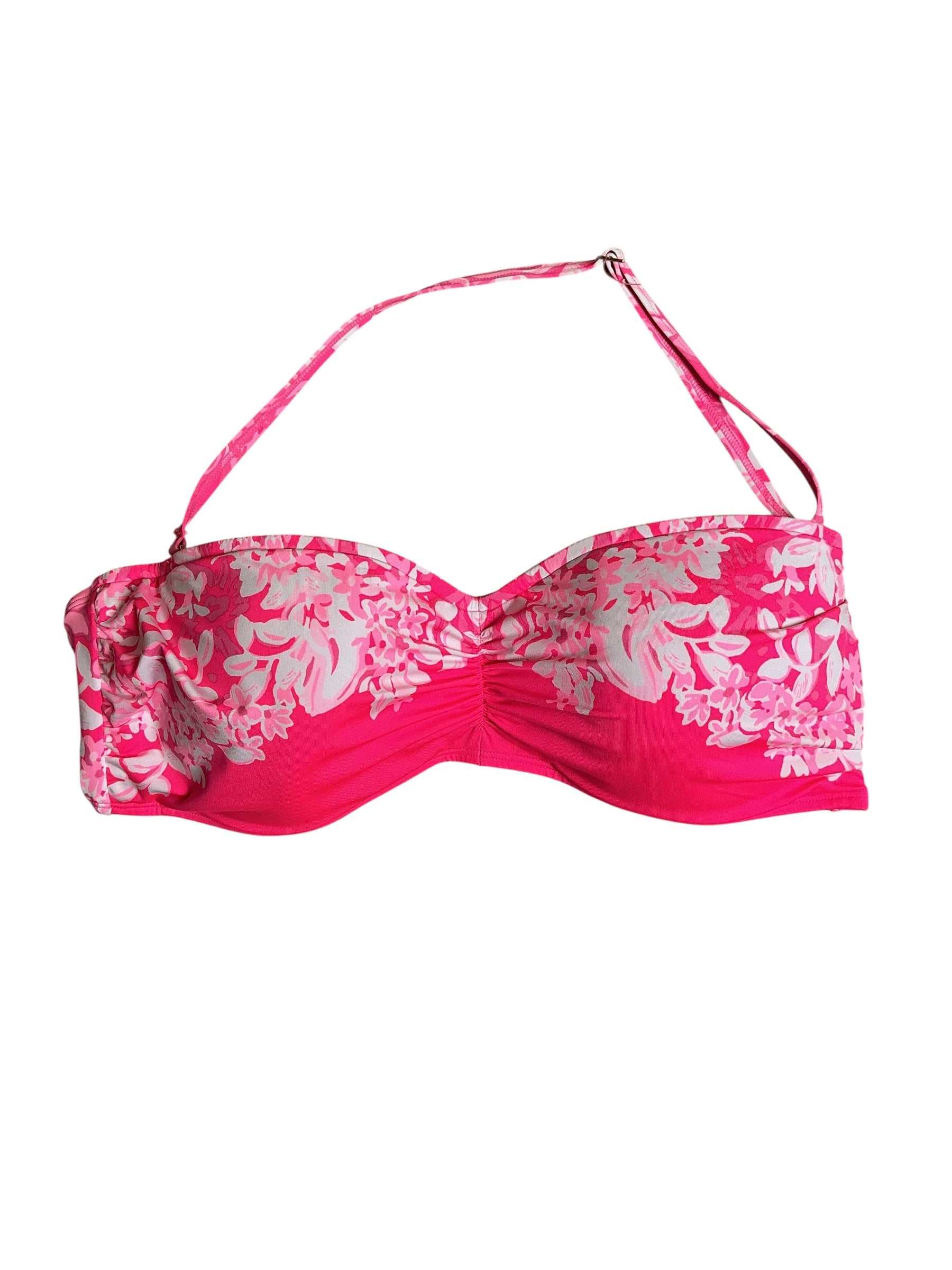 Lilly Pulitzer NWT Aislyn Bandeau Swimsuit Top - Shadow Dancer Engineered Bikini Top - Size 14