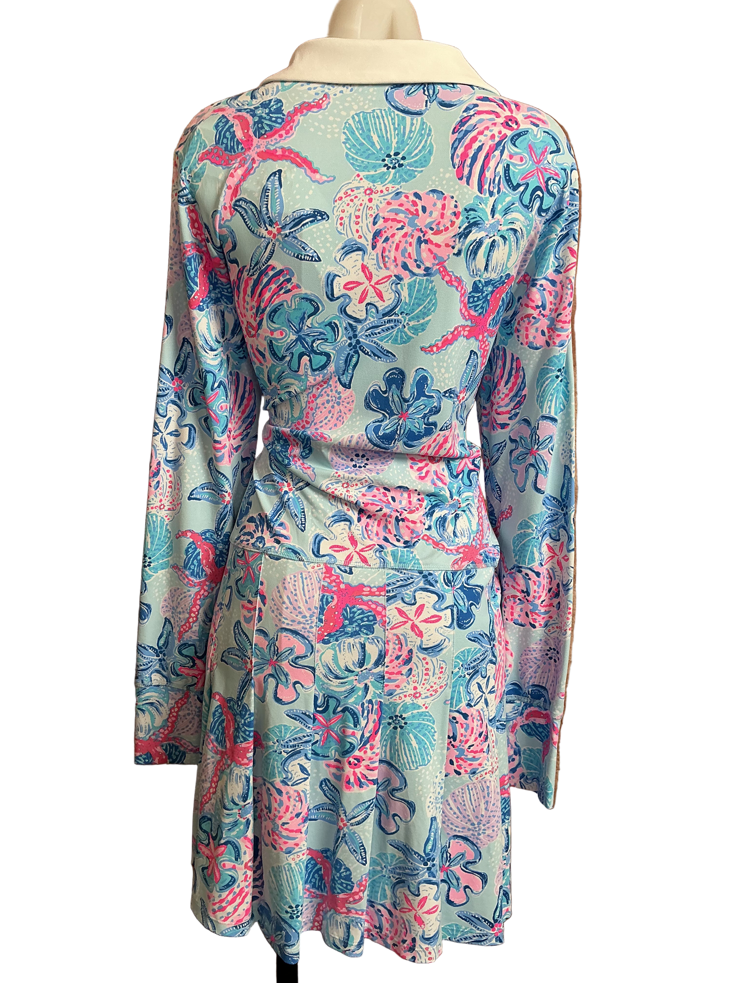 Lilly Pulitzer NWT Turtle Club Dress UPF 50+ Multi Bahamas BeachComber - Size XL