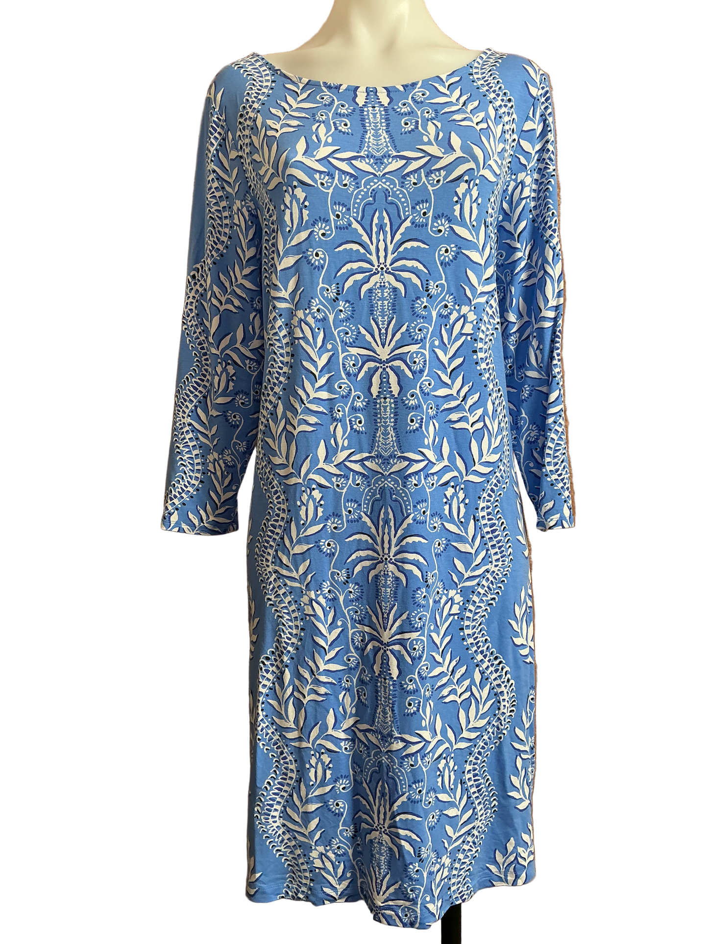 Lilly Pulitzer Ophelia Swing Dress Abaco Blue Have It Both Rays Engineered - Size XL